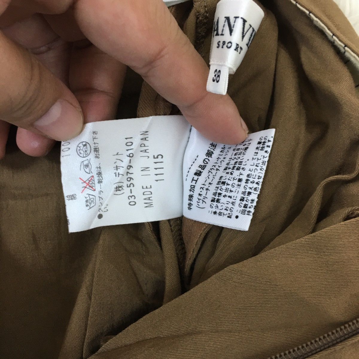 Lanvin Lanvin Sport 3 Quarter Made in Japan Size US 28 / EU 44 - 9 Thumbnail