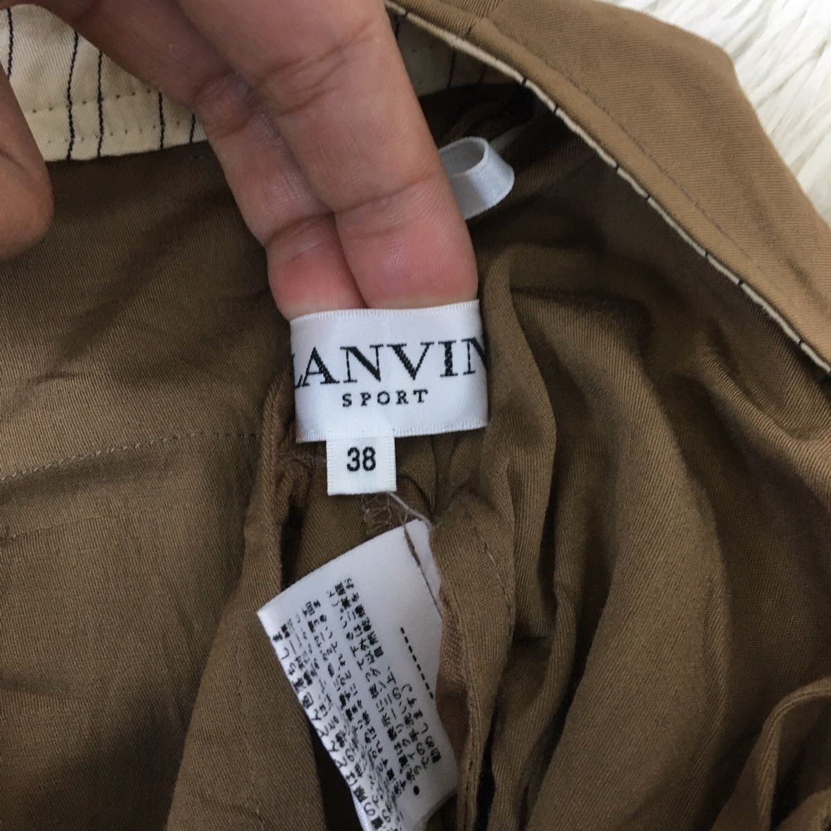 Lanvin Lanvin Sport 3 Quarter Made in Japan Size US 28 / EU 44 - 8 Thumbnail
