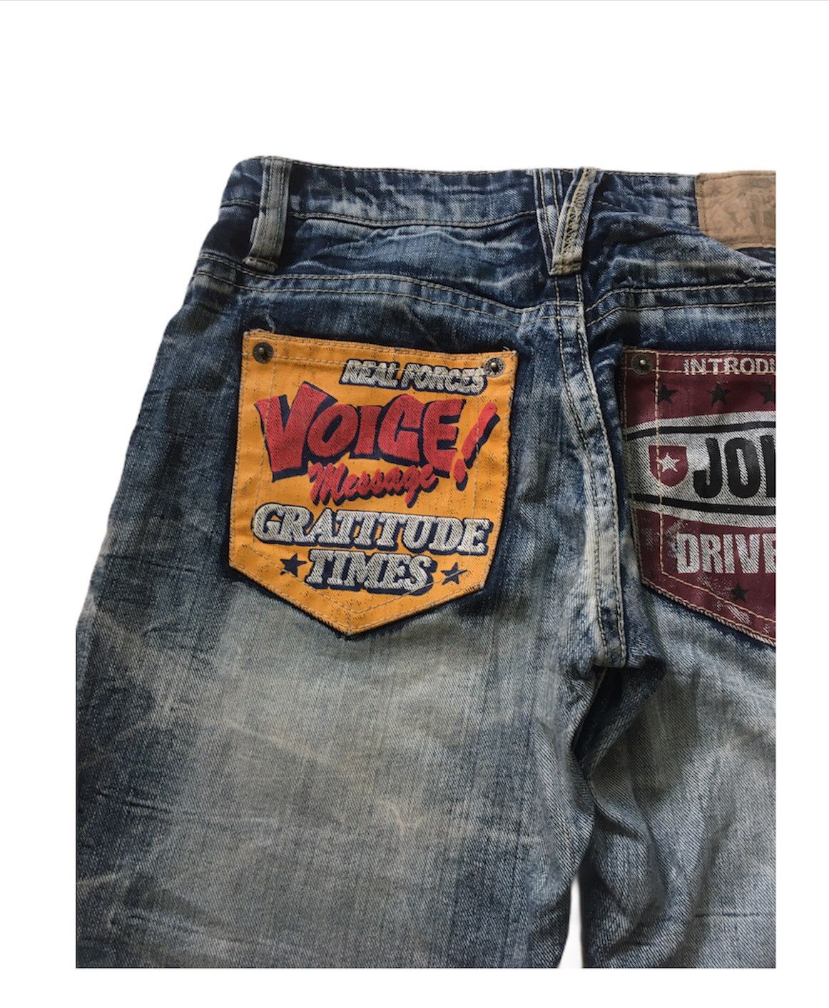 If Six Was Nine × Japanese Brand Flare Realism Distressed Jean Printed Size US 31 - 5 Thumbnail