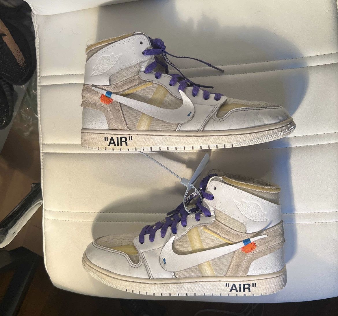 Jordan Brand × Off-White Off white Jordan 1 Euro | Grailed