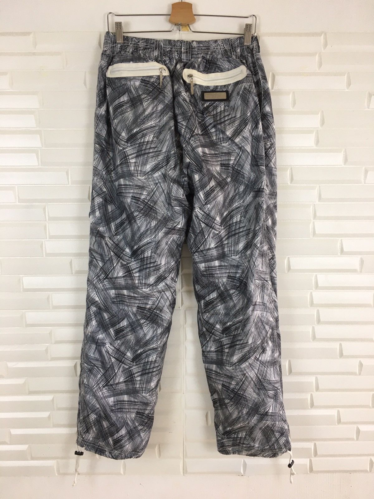 Japanese Brand Odyssey Scratched Design Track Pant Size US 29 - 2 Thumbnail