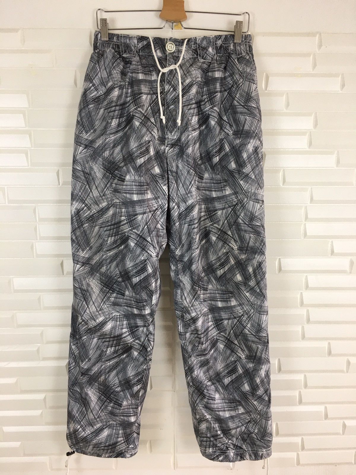 Japanese Brand Odyssey Scratched Design Track Pant Size US 29 - 1 Thumbnail