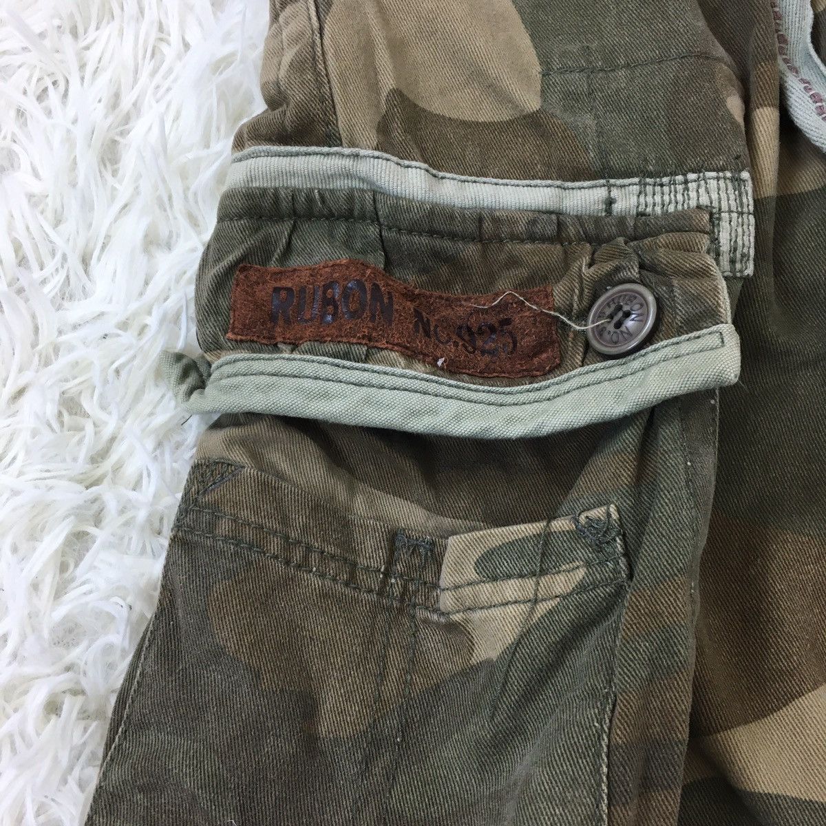 Vintage RUBON NEW YORK Short Military Studio Cargo Size US 34 / EU 50 - 3 Thumbnail