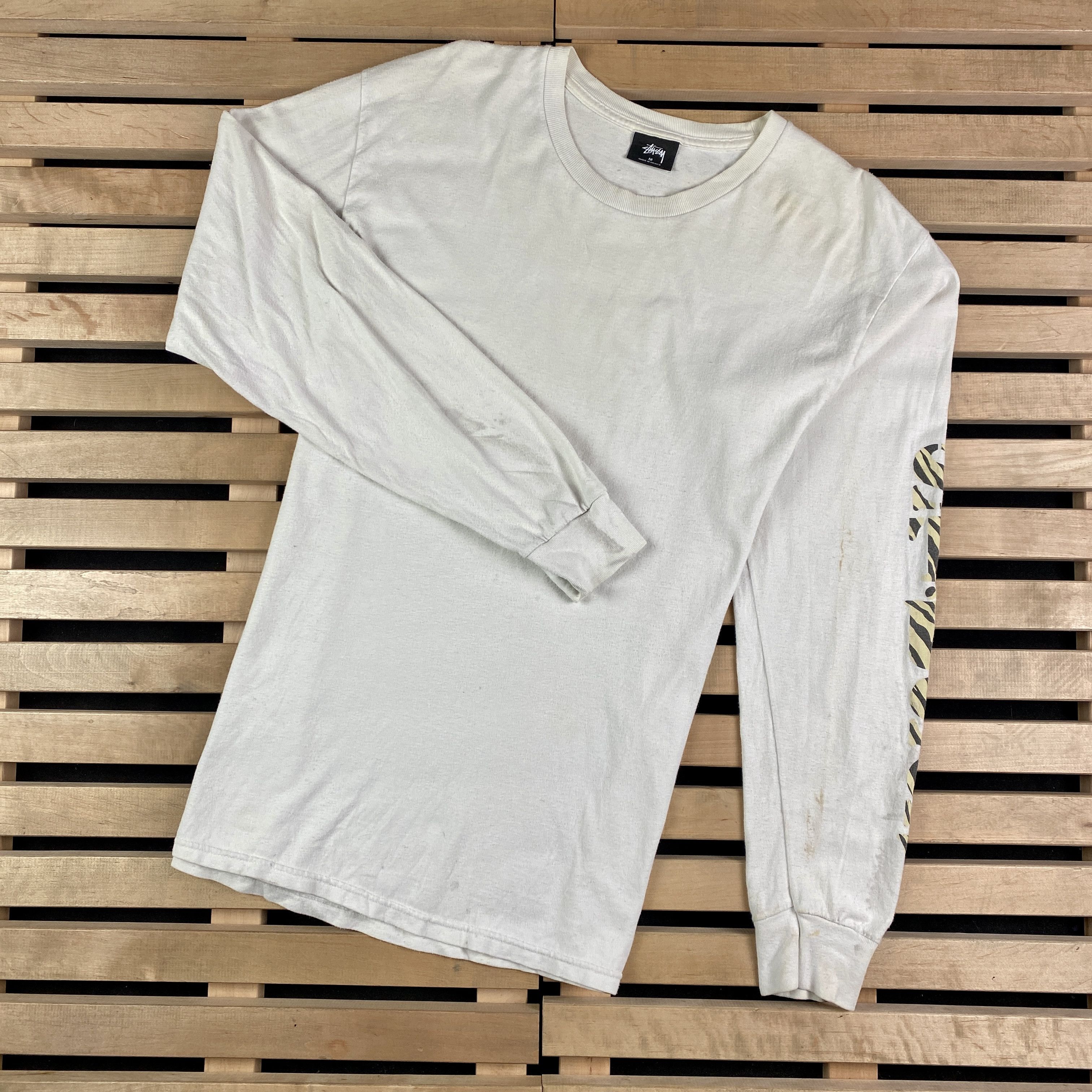 Stussy Mens Long Sleeve Sweatshirt Stussy Size M Size US M / EU 48-50 / 2 - 1 Thumbnail