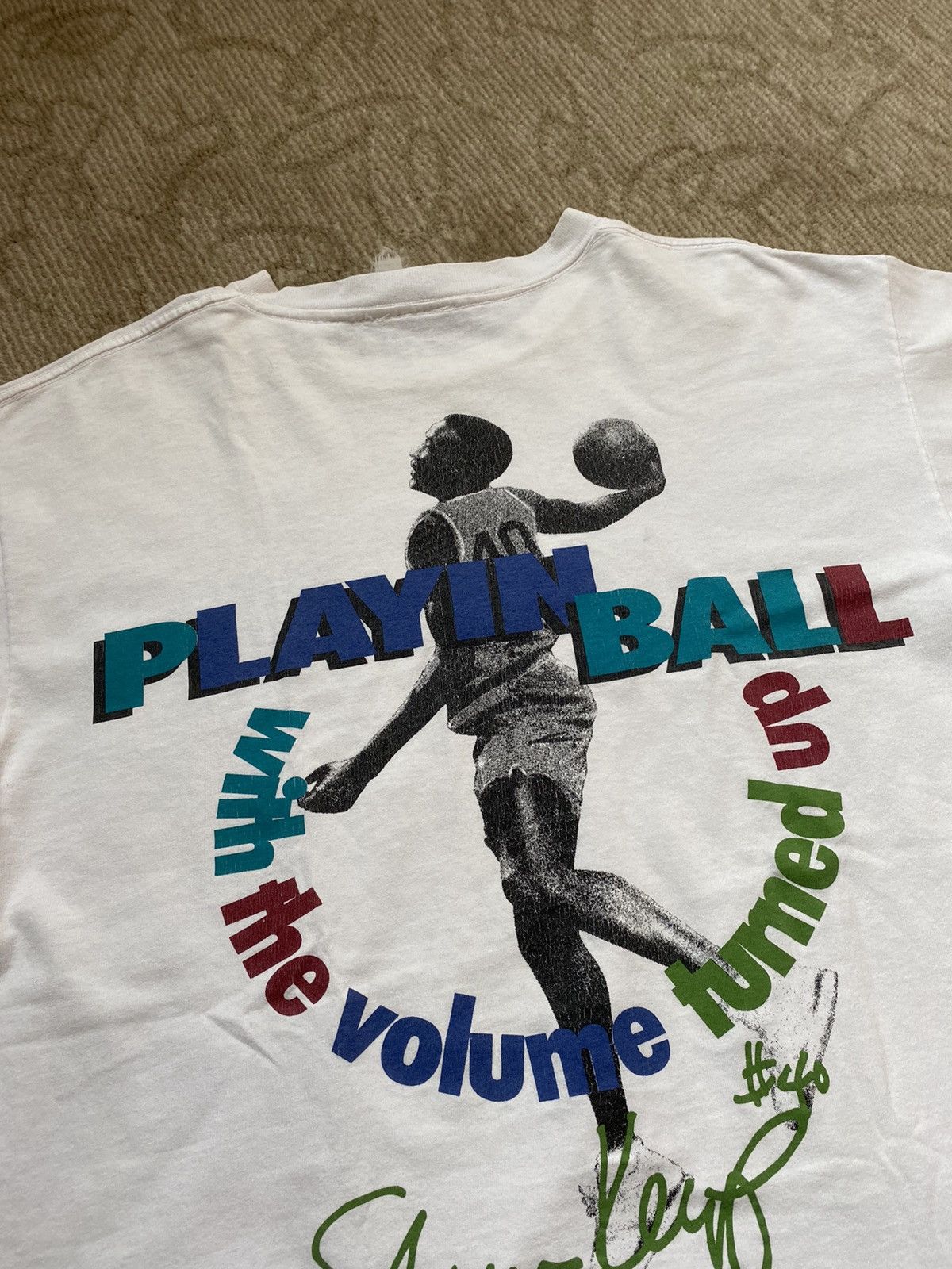 Vintage ‘95 Reebok Shawn Kemp Above the Rim Hoopwear Tee