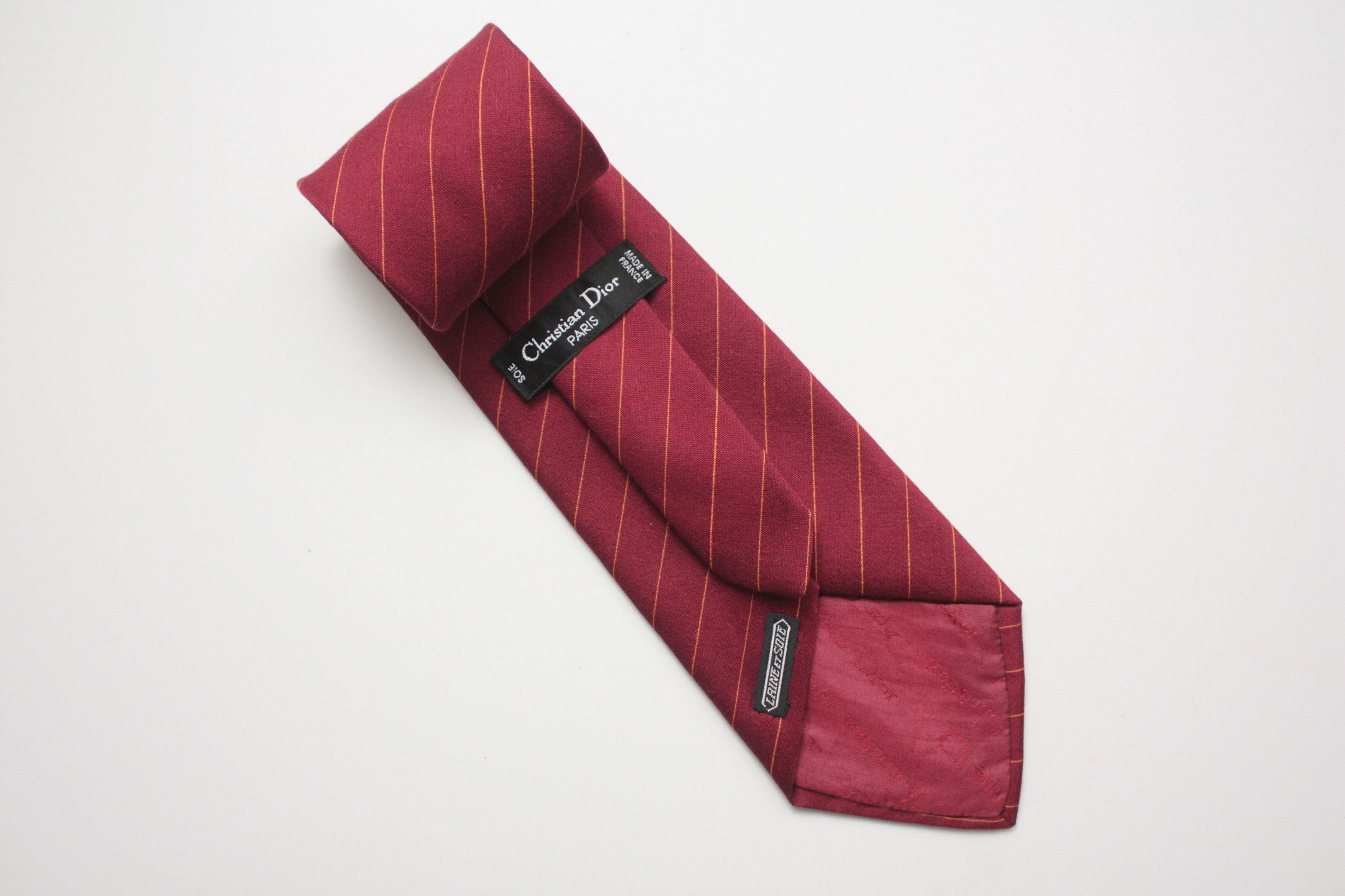 Christian Dior Monsieur Christian Dior Silk Tie Made In France Size ONE SIZE - 1 Thumbnail