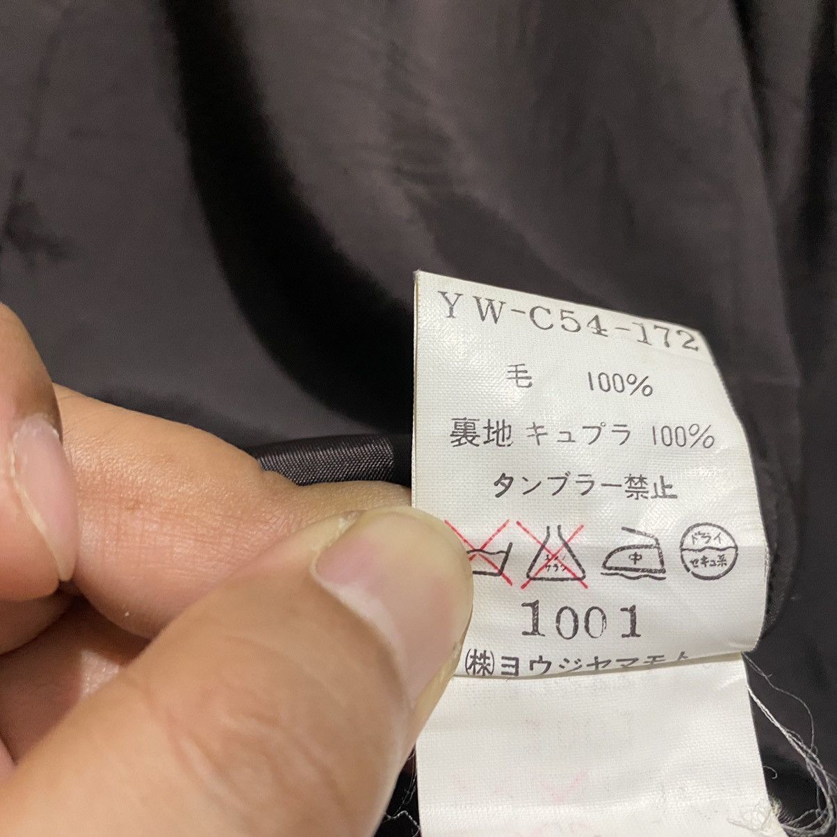 Yohji Yamamoto Vintage Y's Yohji Yamamoto Wool Tweed Coat Jacket JAPAN Size US M / EU 48-50 / 2 - 13 Thumbnail