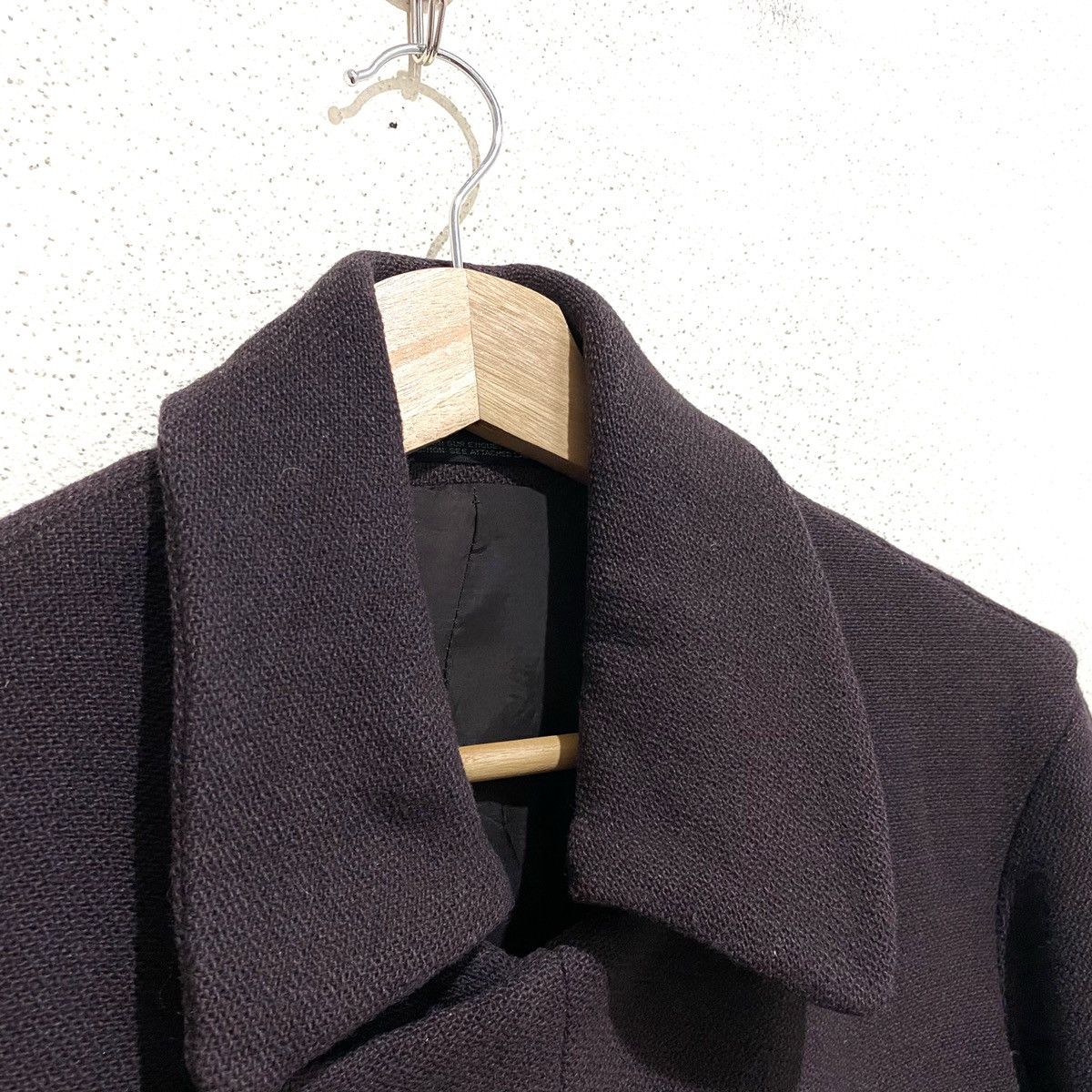 Yohji Yamamoto Vintage Y's Yohji Yamamoto Wool Tweed Coat Jacket JAPAN Size US M / EU 48-50 / 2 - 3 Thumbnail