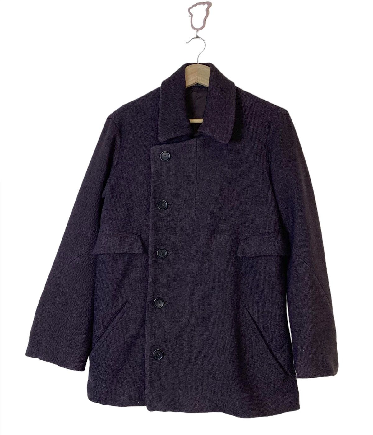 Yohji Yamamoto Vintage Y's Yohji Yamamoto Wool Tweed Coat Jacket JAPAN Size US M / EU 48-50 / 2 - 1 Thumbnail