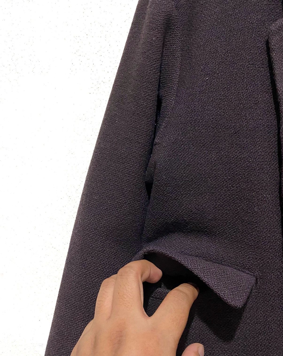 Yohji Yamamoto Vintage Y's Yohji Yamamoto Wool Tweed Coat Jacket JAPAN Size US M / EU 48-50 / 2 - 6 Thumbnail