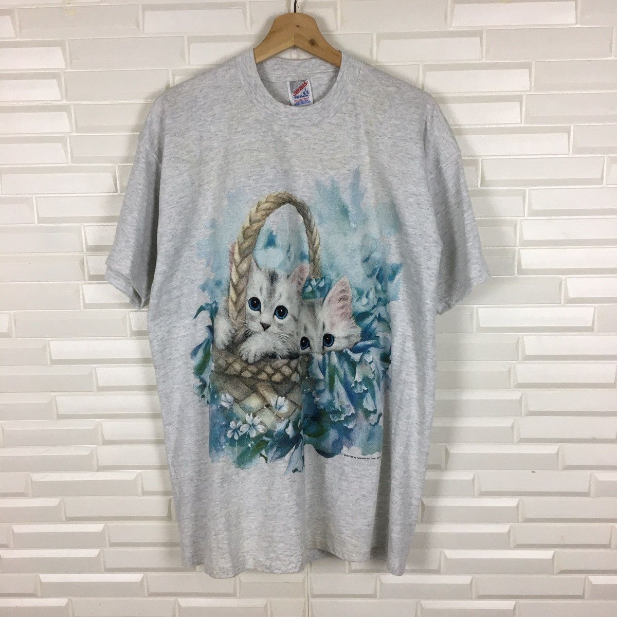 Jerzees Vintage 90s Animal Tee Size US L / EU 52-54 / 3 - 1 Thumbnail