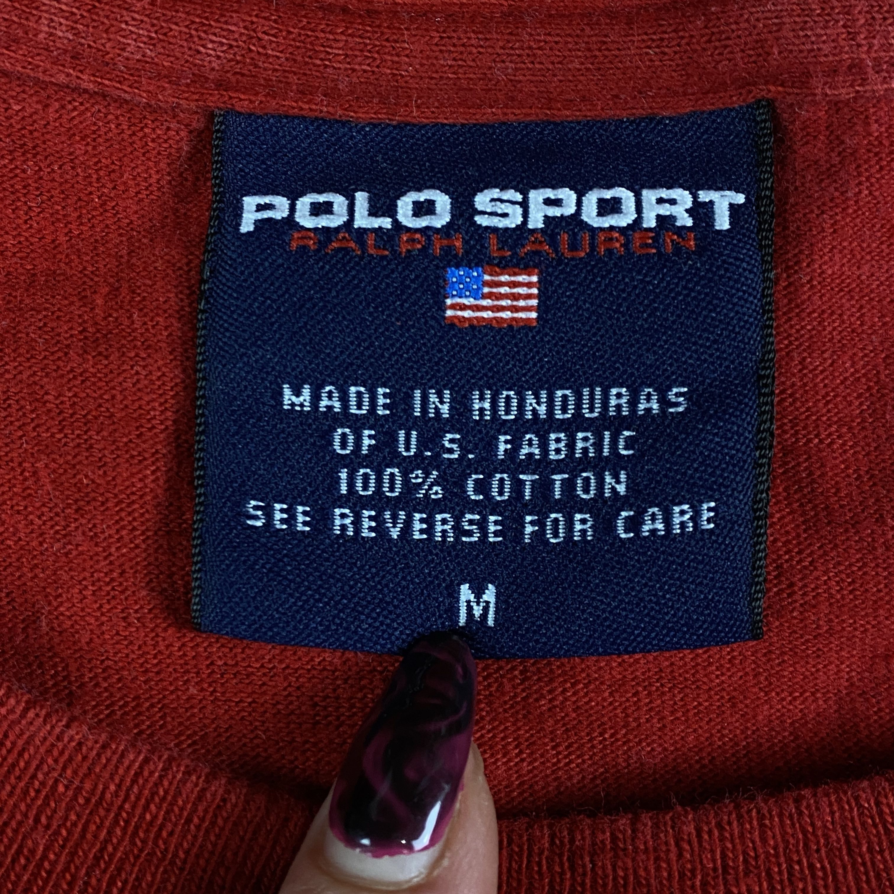 Polo Ralph Lauren × Ralph Lauren × Vintage Men’s Long Sleeve Polo Sport Ralph Lauren Vintage Size M Size US M / EU 48-50 / 2 - 4 Thumbnail