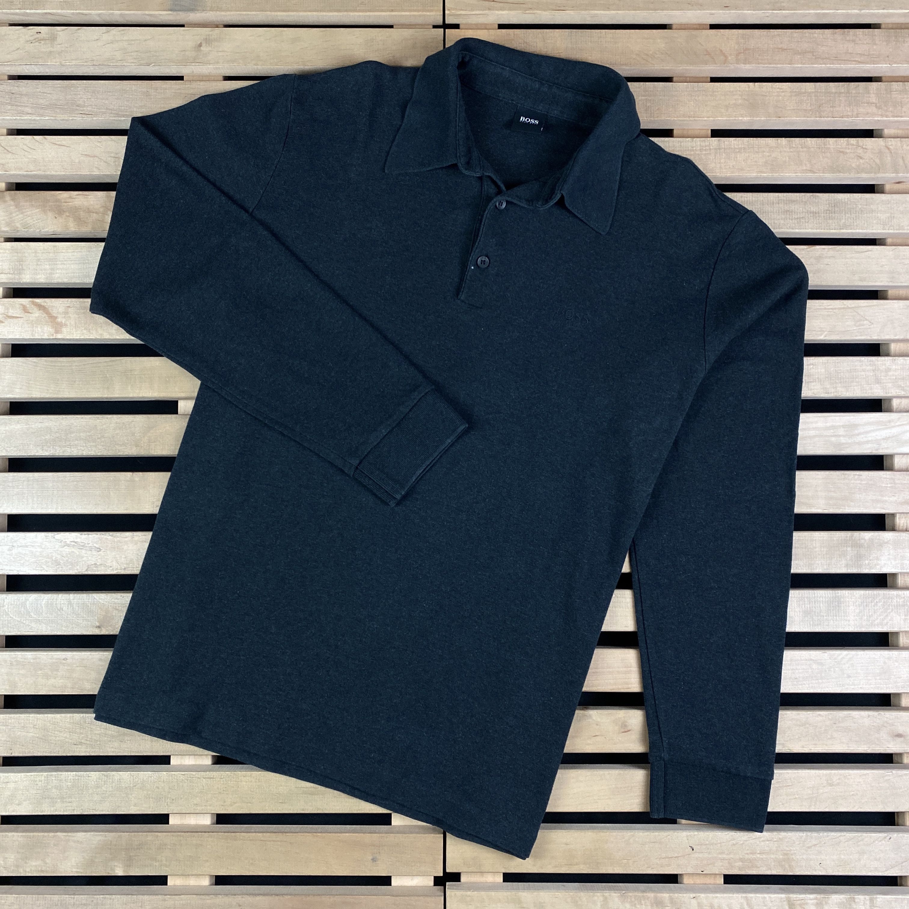 Hugo Boss Mens Polo Long Sleeve Sweatshirt Hugo Boss Size XL Size US XL / EU 56 / 4 - 1 Thumbnail