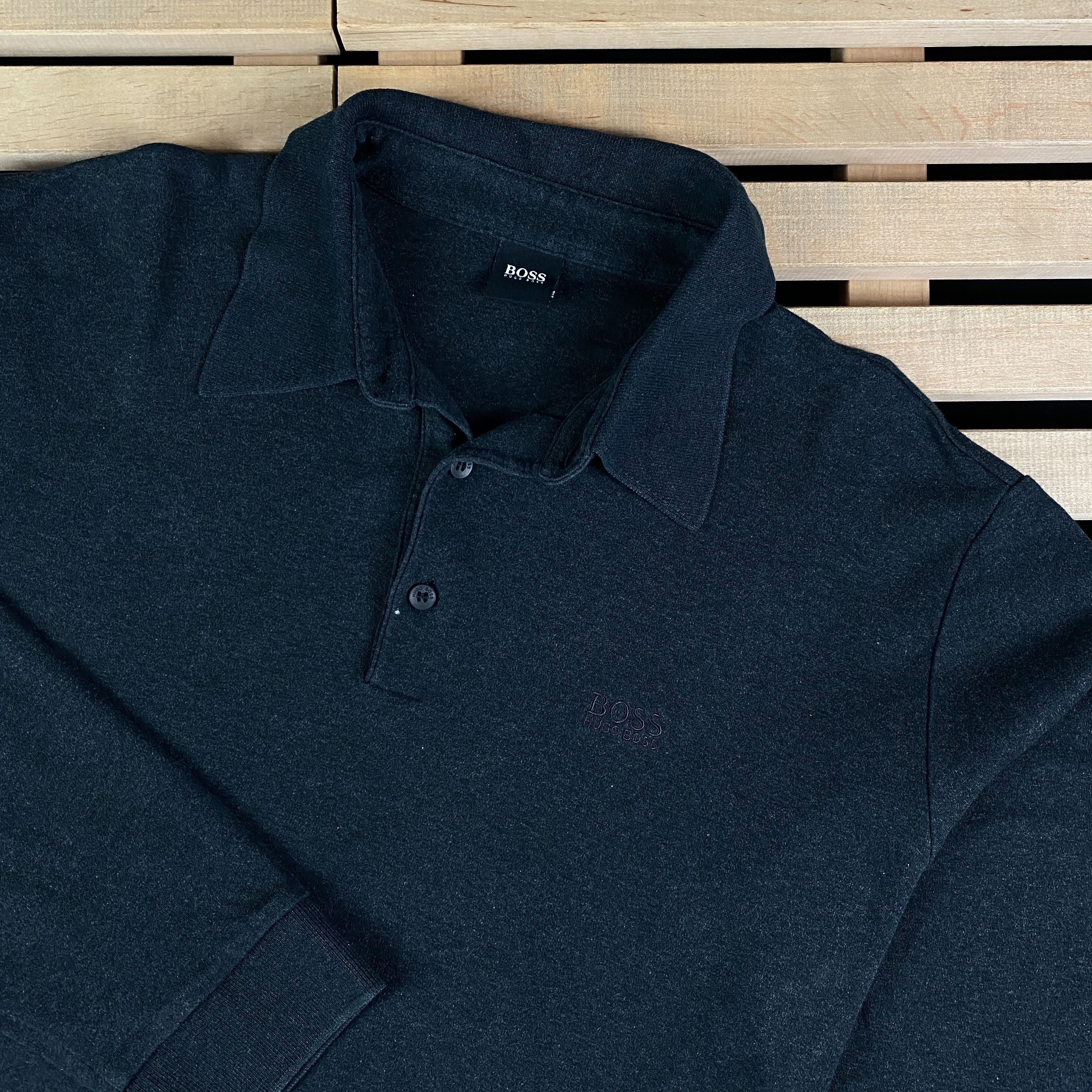 Hugo Boss Mens Polo Long Sleeve Sweatshirt Hugo Boss Size XL Size US XL / EU 56 / 4 - 2 Thumbnail