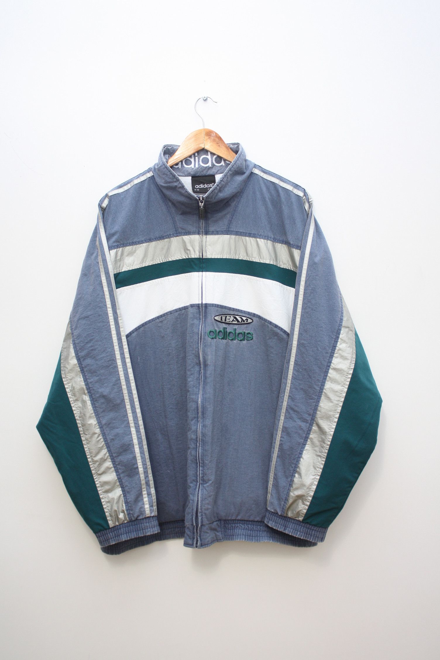 Adidas Adidas Vintage Zip Lightweight Windbreaker XL Men's Size US XL / EU 56 / 4 - 1 Thumbnail