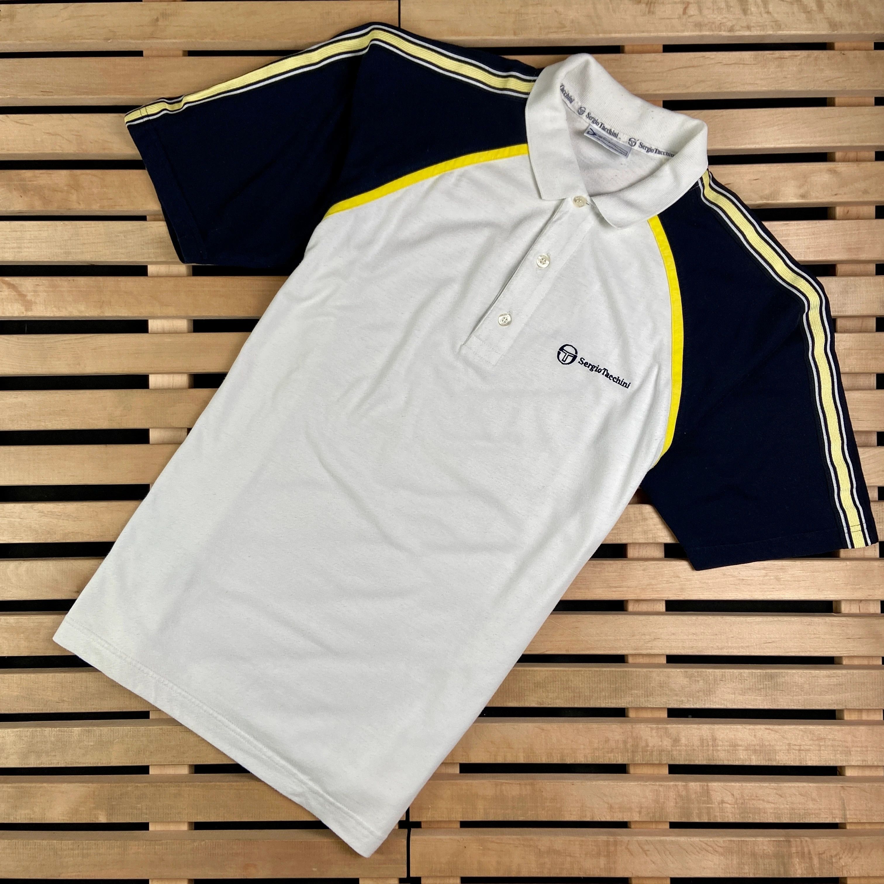 Sergio Tacchini × Vintage Mens Polo T Shirt Sergio Tacchini Vintage Size XL Size US XL / EU 56 / 4 - 1 Thumbnail