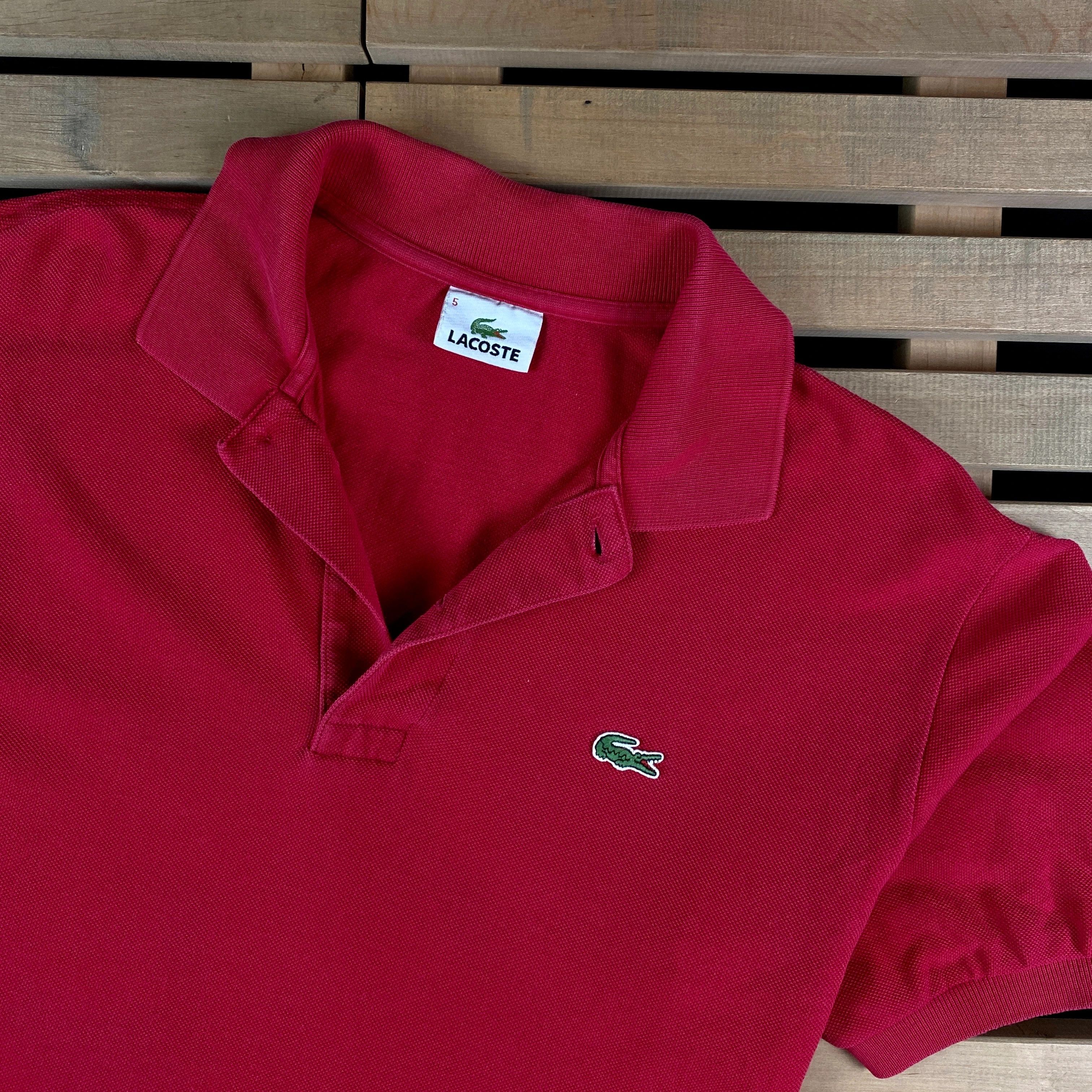 Lacoste × Vintage Mens Lacoste Vintage Polo Shirt Size 5 Size US L / EU 52-54 / 3 - 2 Thumbnail