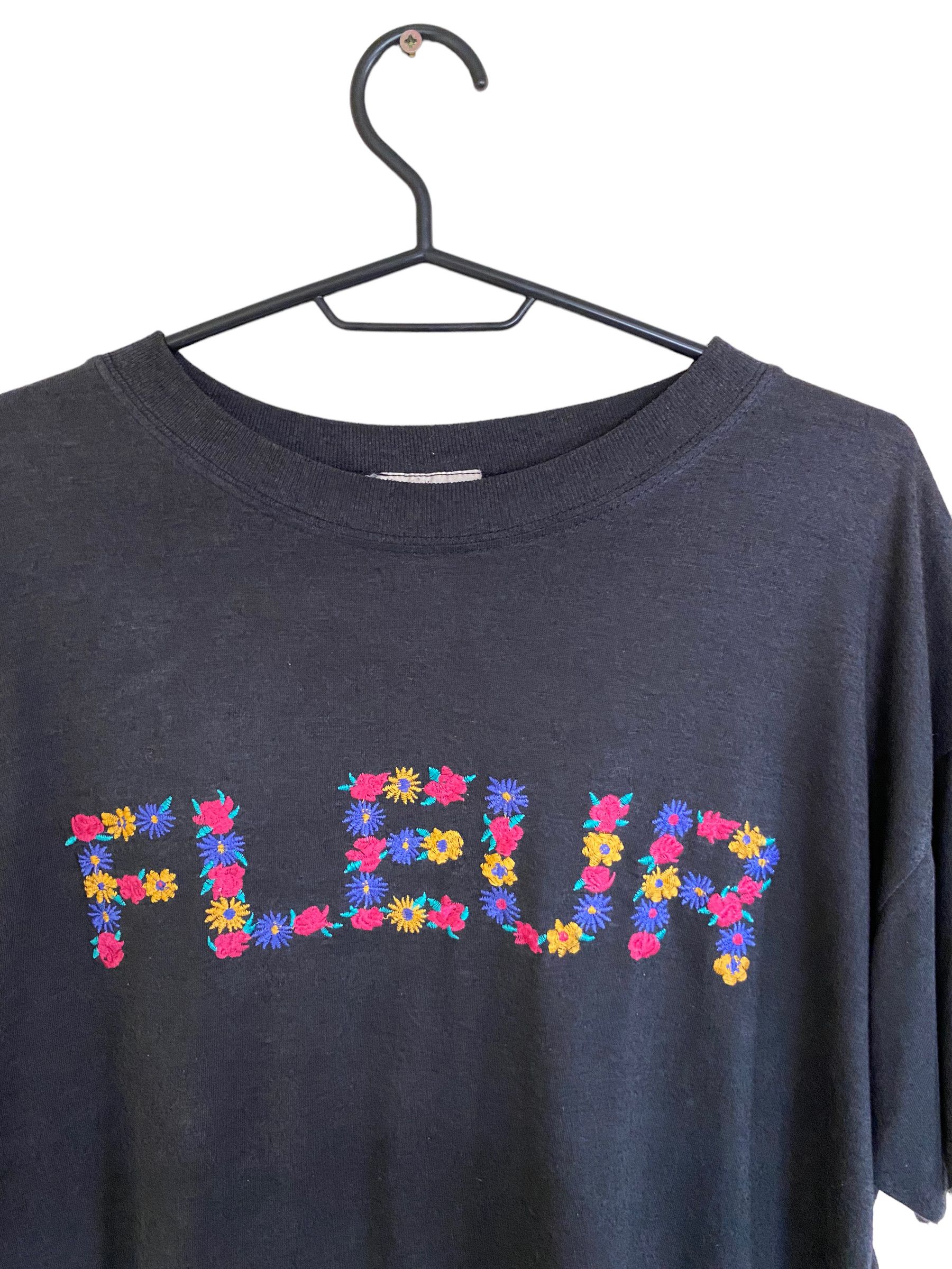 Vintage embroidered 90s' vintage haftowany FLEUR Size US L / EU 52-54 / 3 - 2 Thumbnail