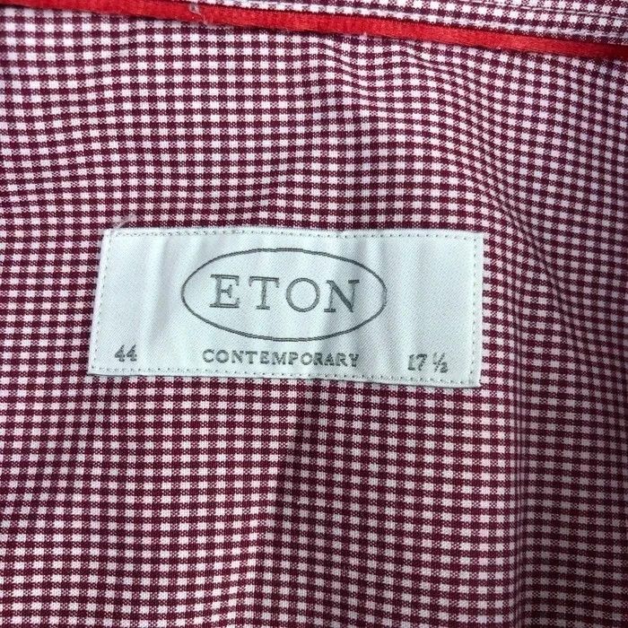 Eton Mens Shirt Long Sleeve Eton Size 17 1/2 (44) Size US L / EU 52-54 / 3 - 4 Thumbnail