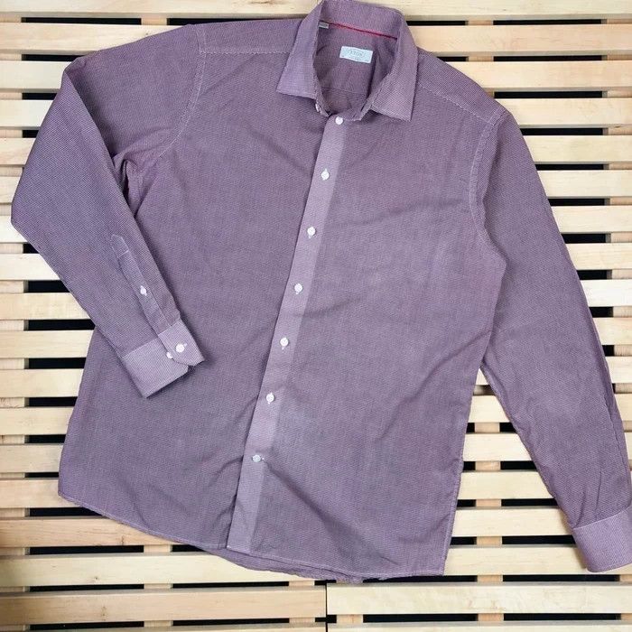 Eton Mens Shirt Long Sleeve Eton Size 17 1/2 (44) Size US L / EU 52-54 / 3 - 1 Thumbnail