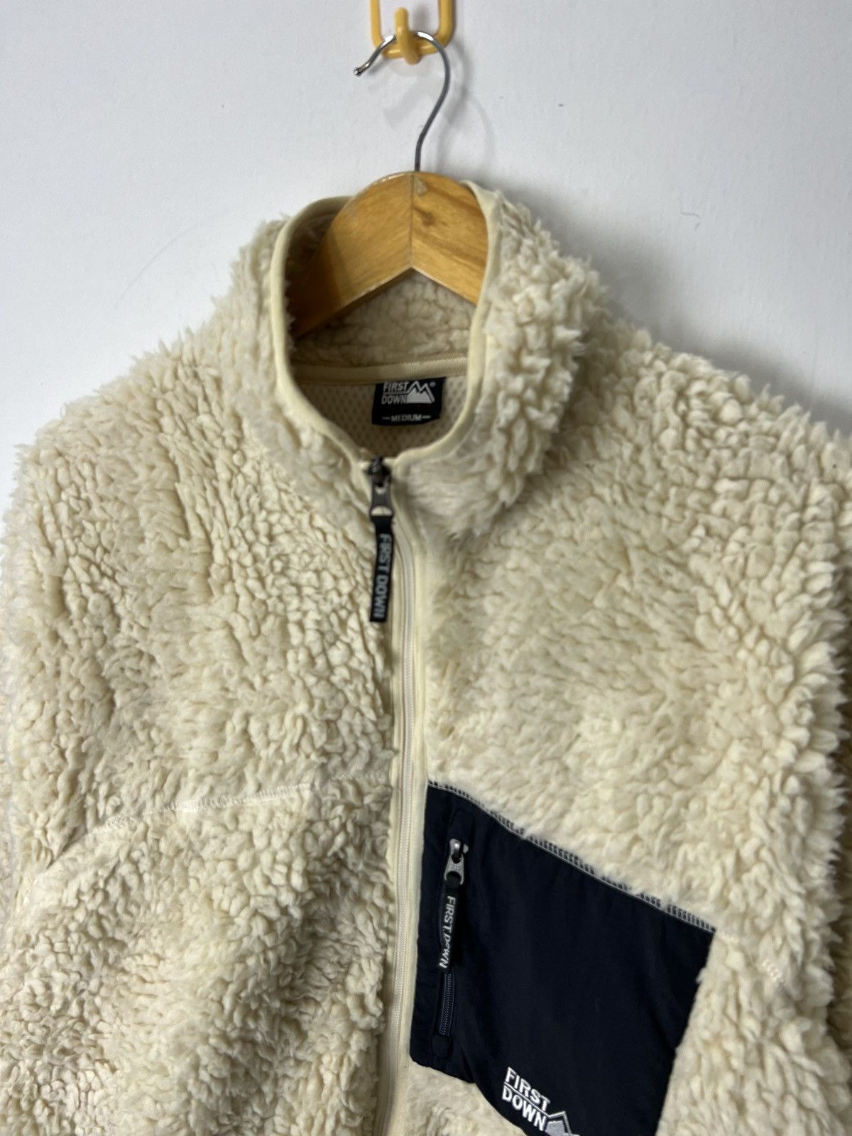 Japanese Brand × Vintage First Down Sherpa Fleece Design Size US M / EU 48-50 / 2 - 6 Thumbnail