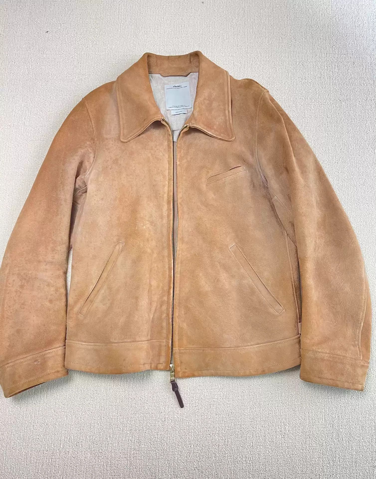 visvim 16aw roadster swing top it (veg lamb)