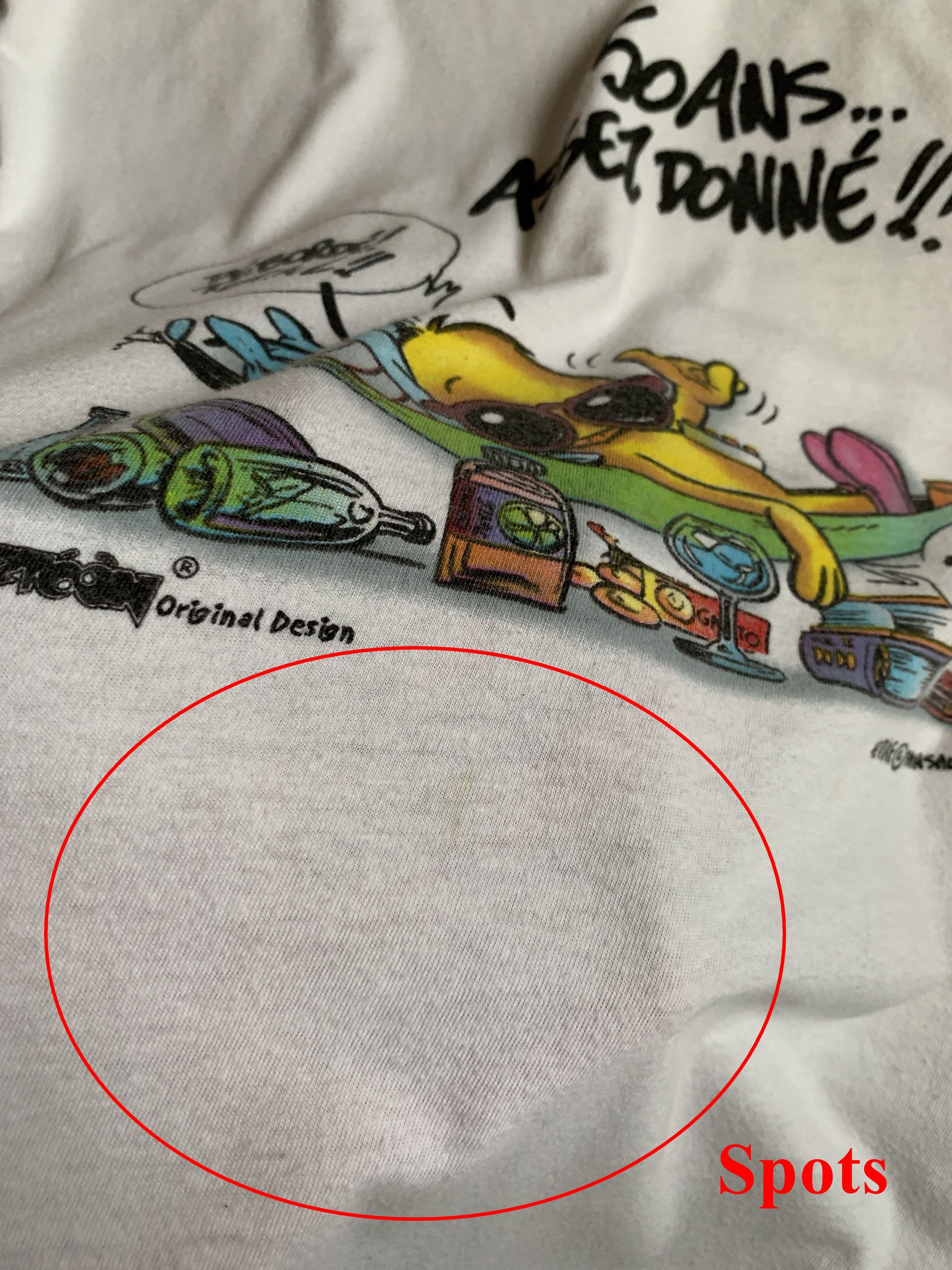 Cartoon Network "Le Piaf" Dan Sales Cartoon 2002 Vintage Men's T-shirt Size US XL / EU 56 / 4 - 8 Thumbnail