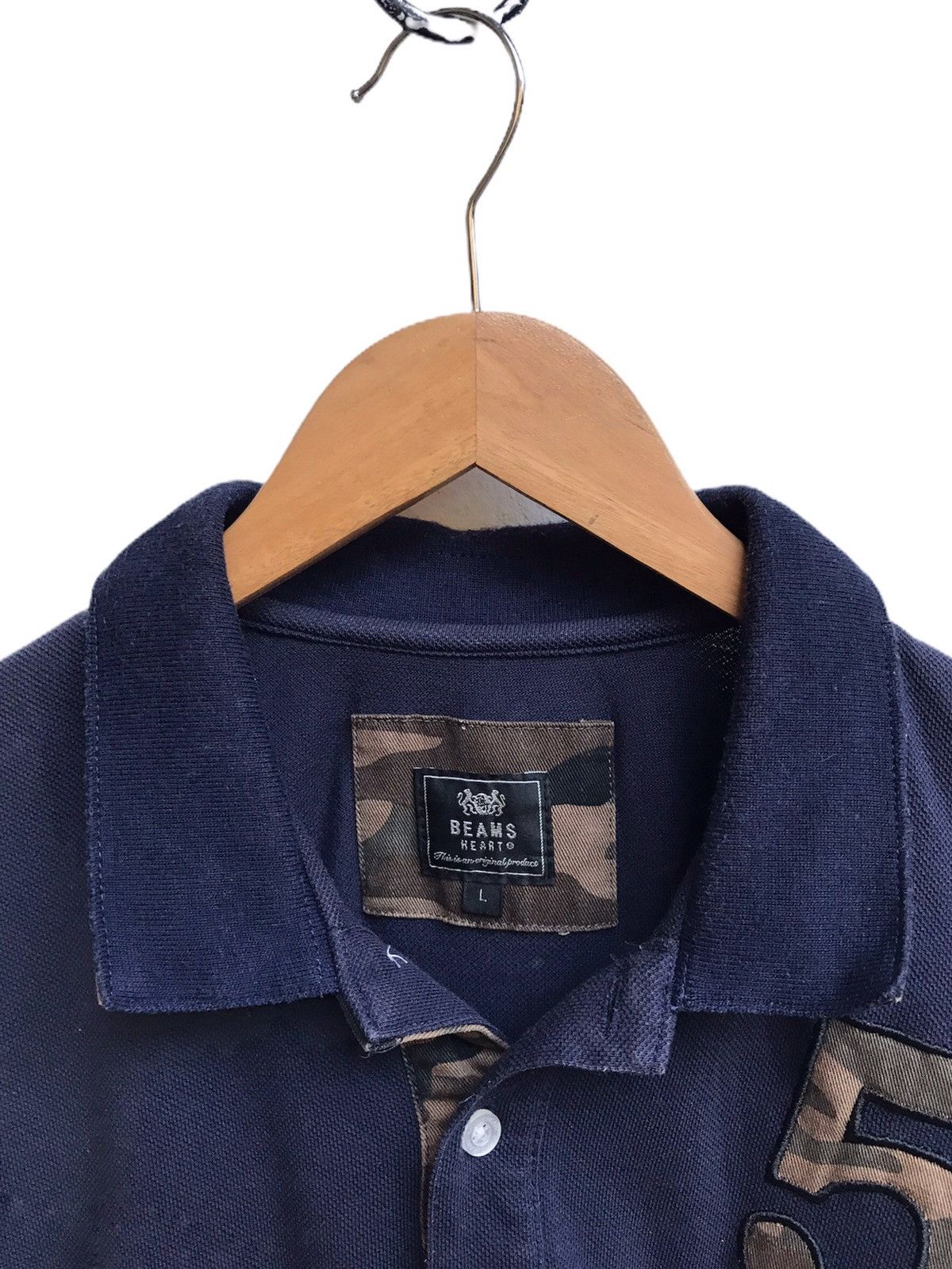 Beams Plus × Japanese Brand 🔥Beams Heart Military Tag Polo Shirts Size US S / EU 44-46 / 1 - 4 Thumbnail