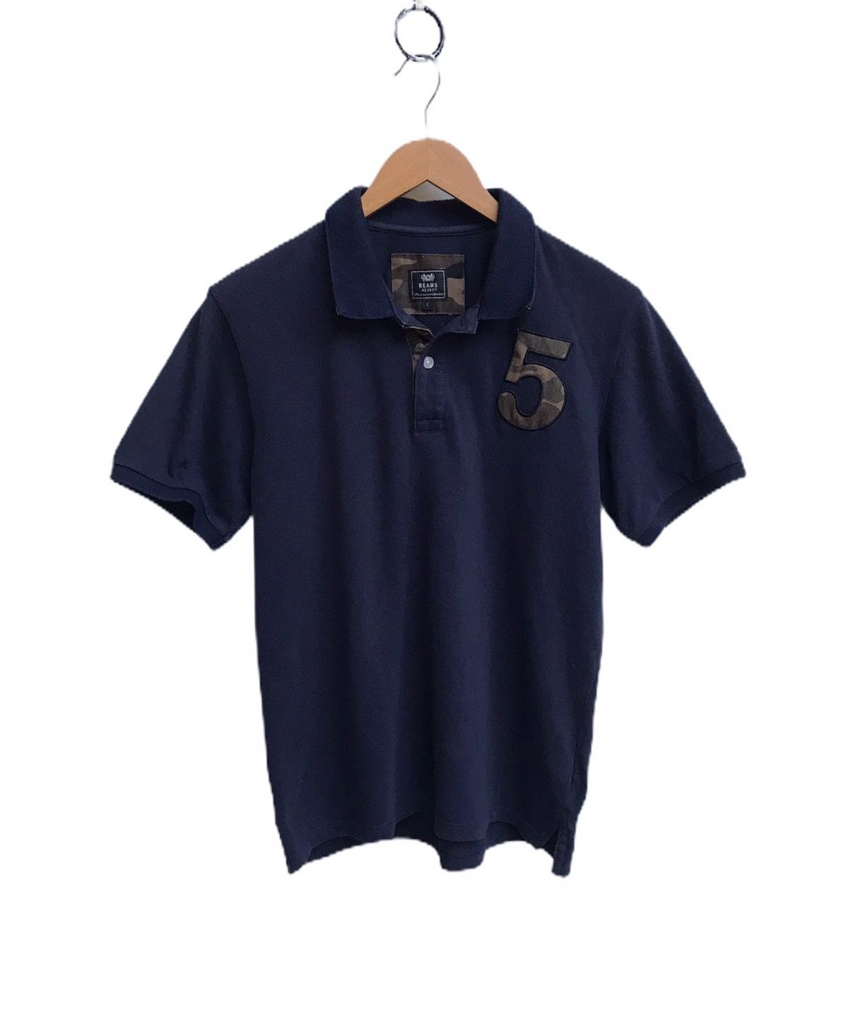 Beams Plus × Japanese Brand 🔥Beams Heart Military Tag Polo Shirts Size US S / EU 44-46 / 1 - 1 Thumbnail