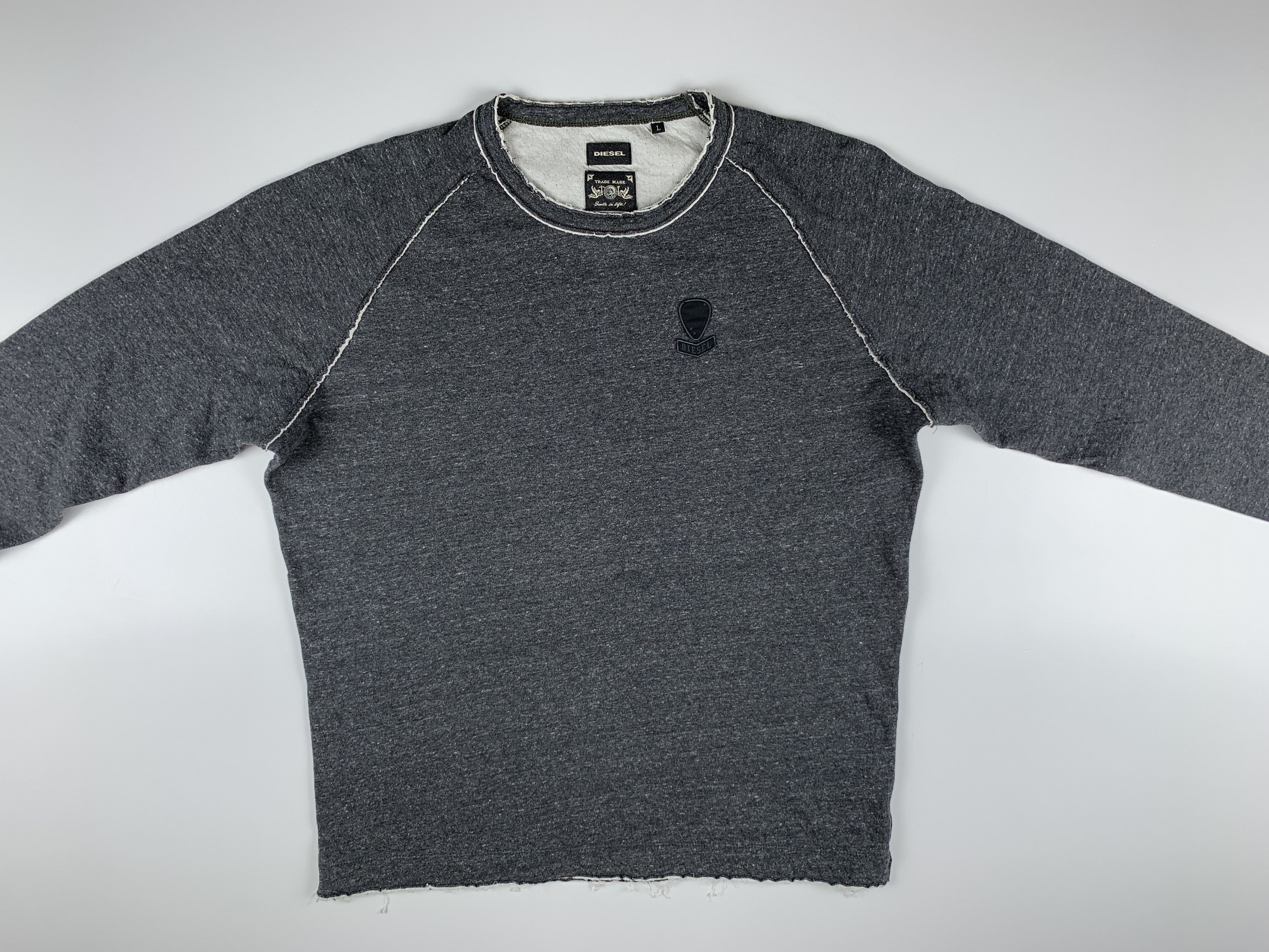 Diesel Diesel Raw Edge Sweatshirt Size US L / EU 52-54 / 3 - 5 Thumbnail