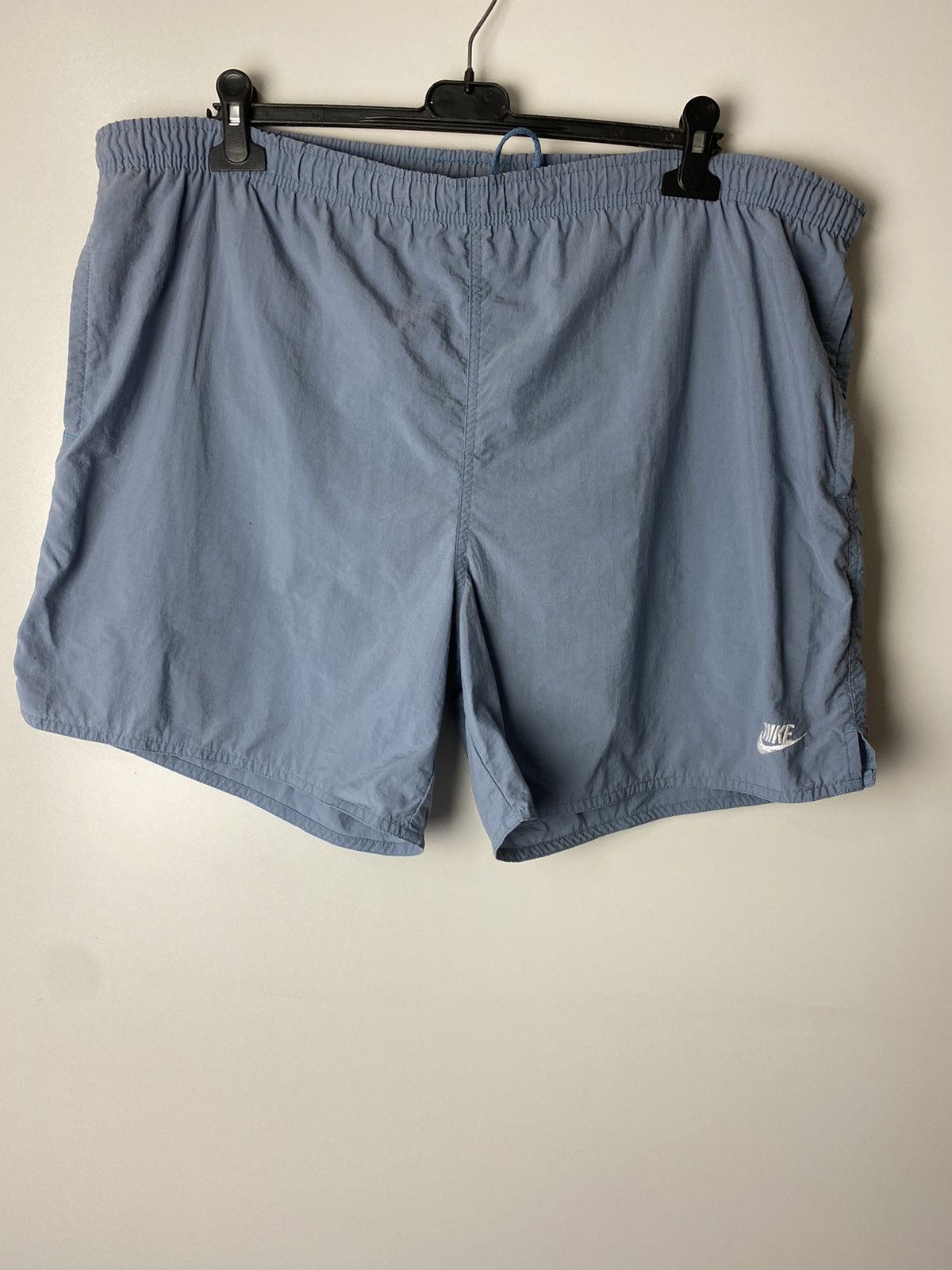 Vintage Nike 90s vintage big swoosh shorts size L Size US 34 / EU 50 - 1 Thumbnail