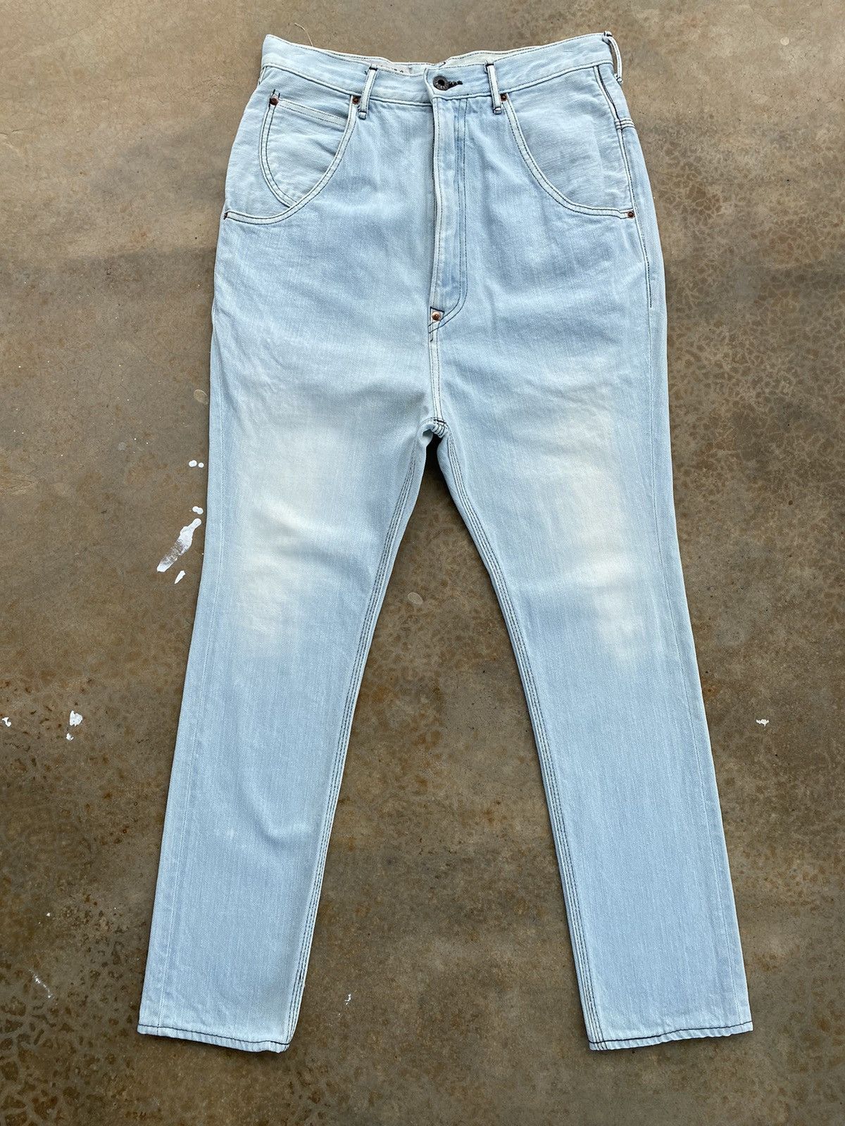 Kapital Vintage Kapital Hight Rise Denim Buckle Back Pants Size 29" - 1 Thumbnail
