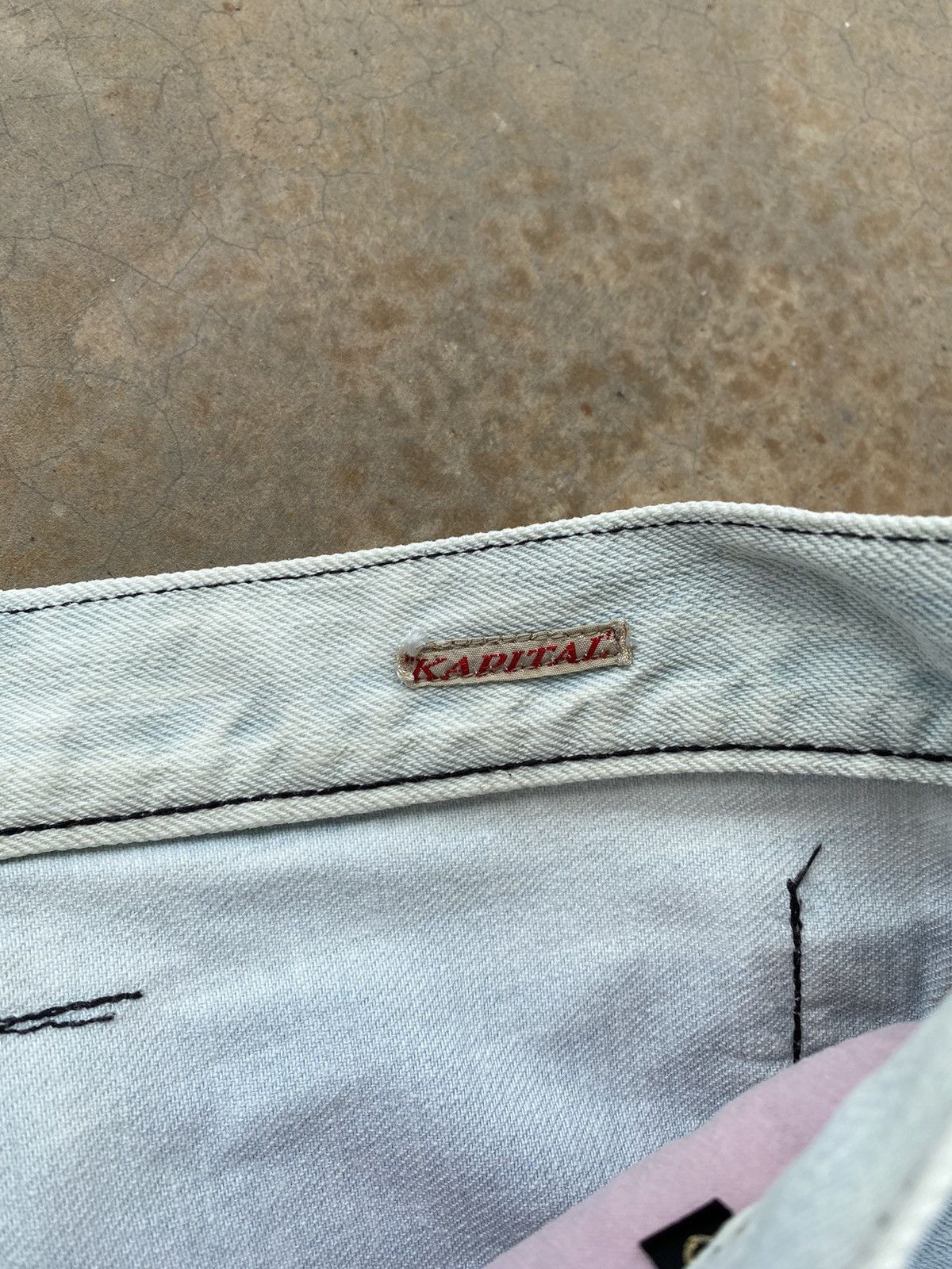 Kapital Vintage Kapital Hight Rise Denim Buckle Back Pants Size 29" - 17 Thumbnail