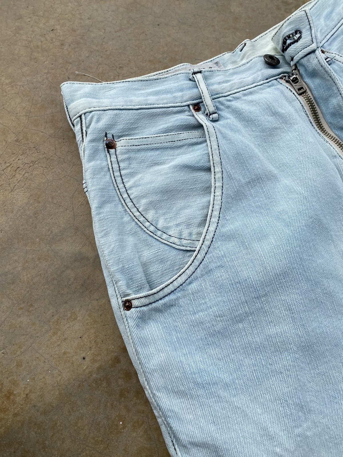 Kapital Vintage Kapital Hight Rise Denim Buckle Back Pants Size 29" - 9 Thumbnail