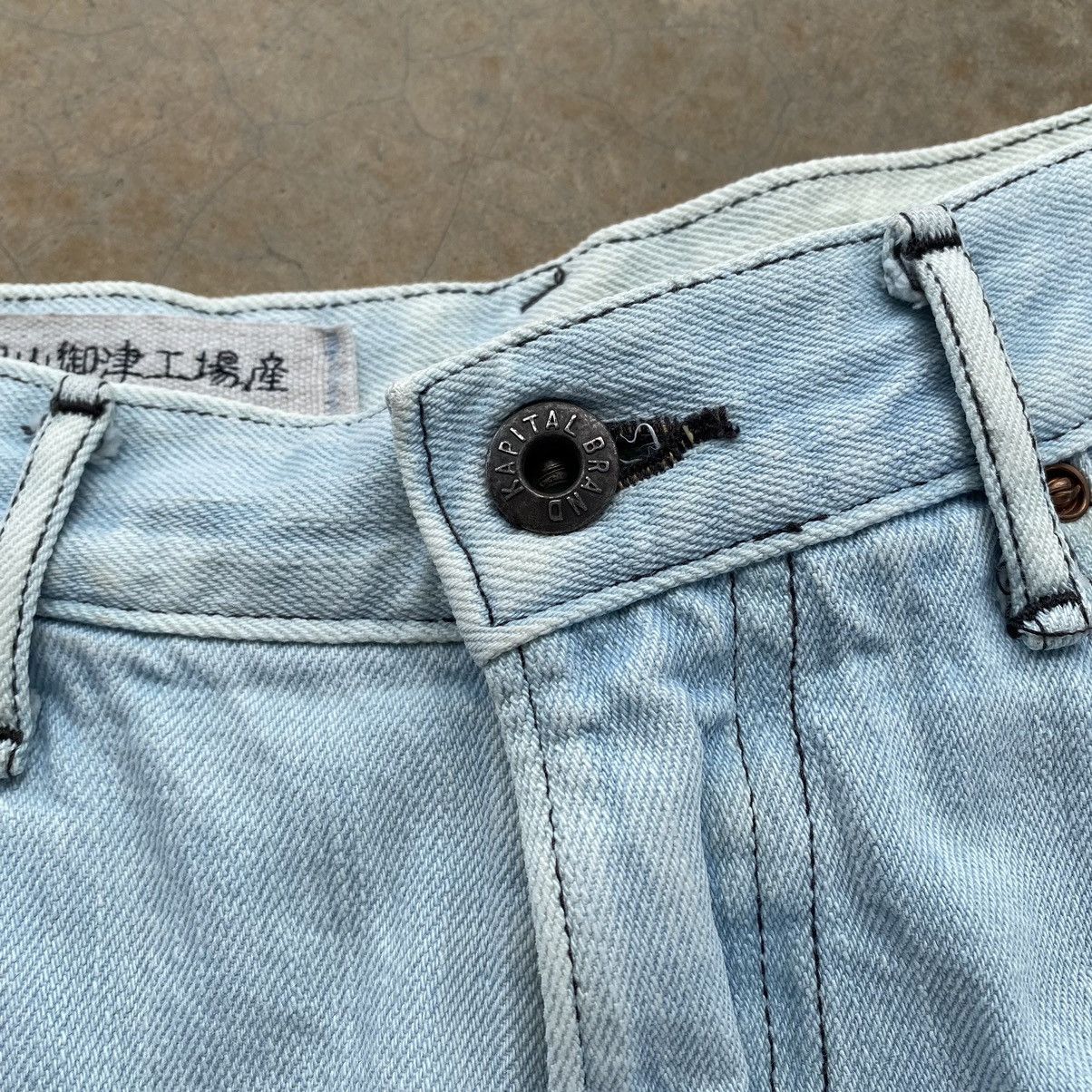 Kapital Vintage Kapital Hight Rise Denim Buckle Back Pants Size 29" - 6 Thumbnail