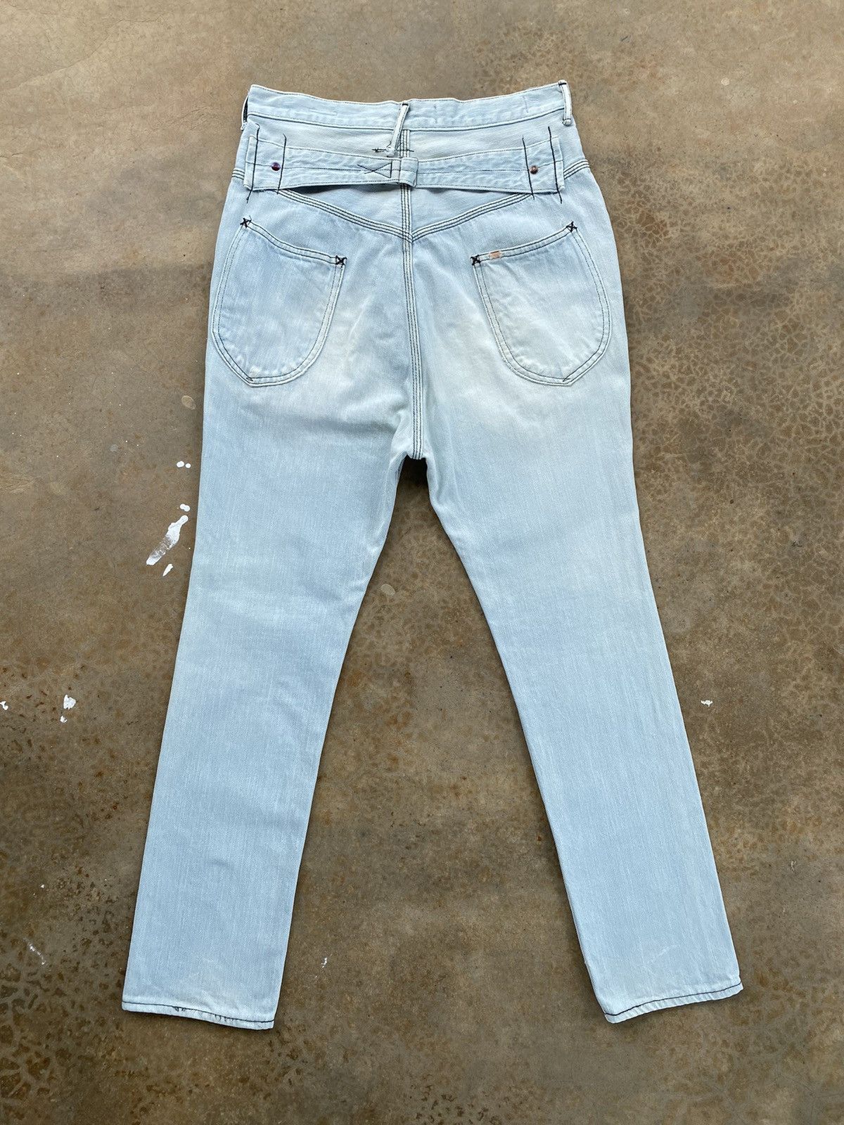 Kapital Vintage Kapital Hight Rise Denim Buckle Back Pants Size 29" - 2 Thumbnail