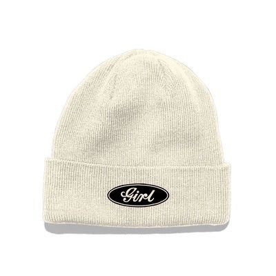 Girl Skateboards GIRL OVAL SCRIPT BEANIE - BONE Size ONE SIZE - 1 Thumbnail