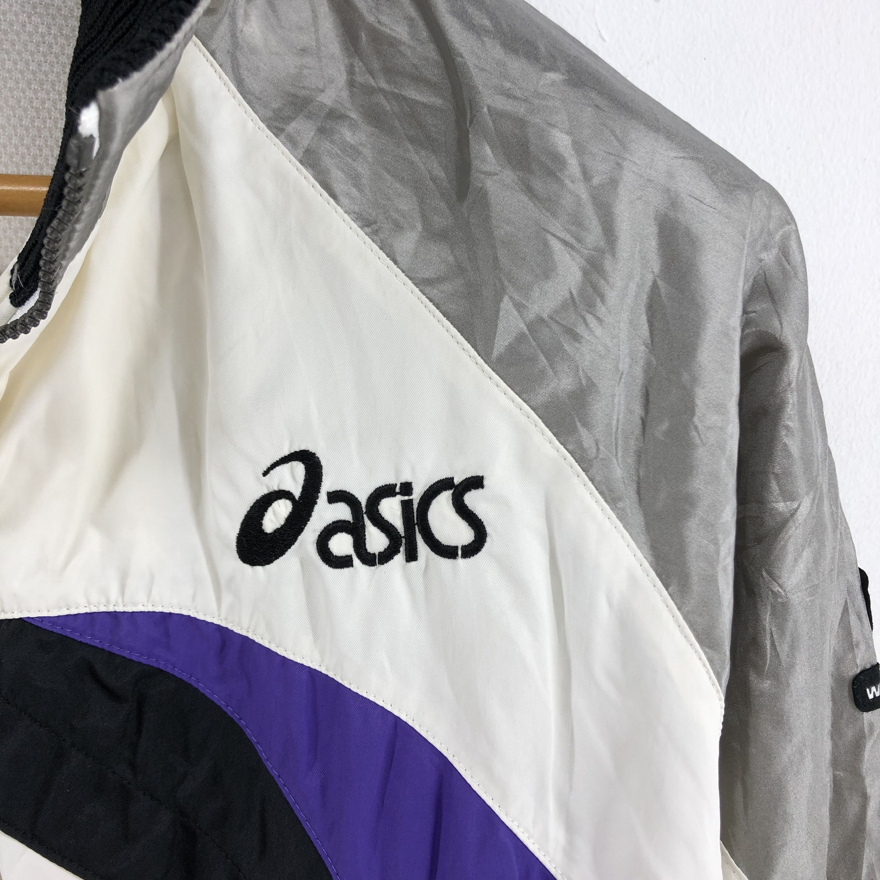 Asics ASICS WORLD PERFORMANCE Nylon Track Jacket #2621-94 Size US L / EU 52-54 / 3 - 3 Thumbnail
