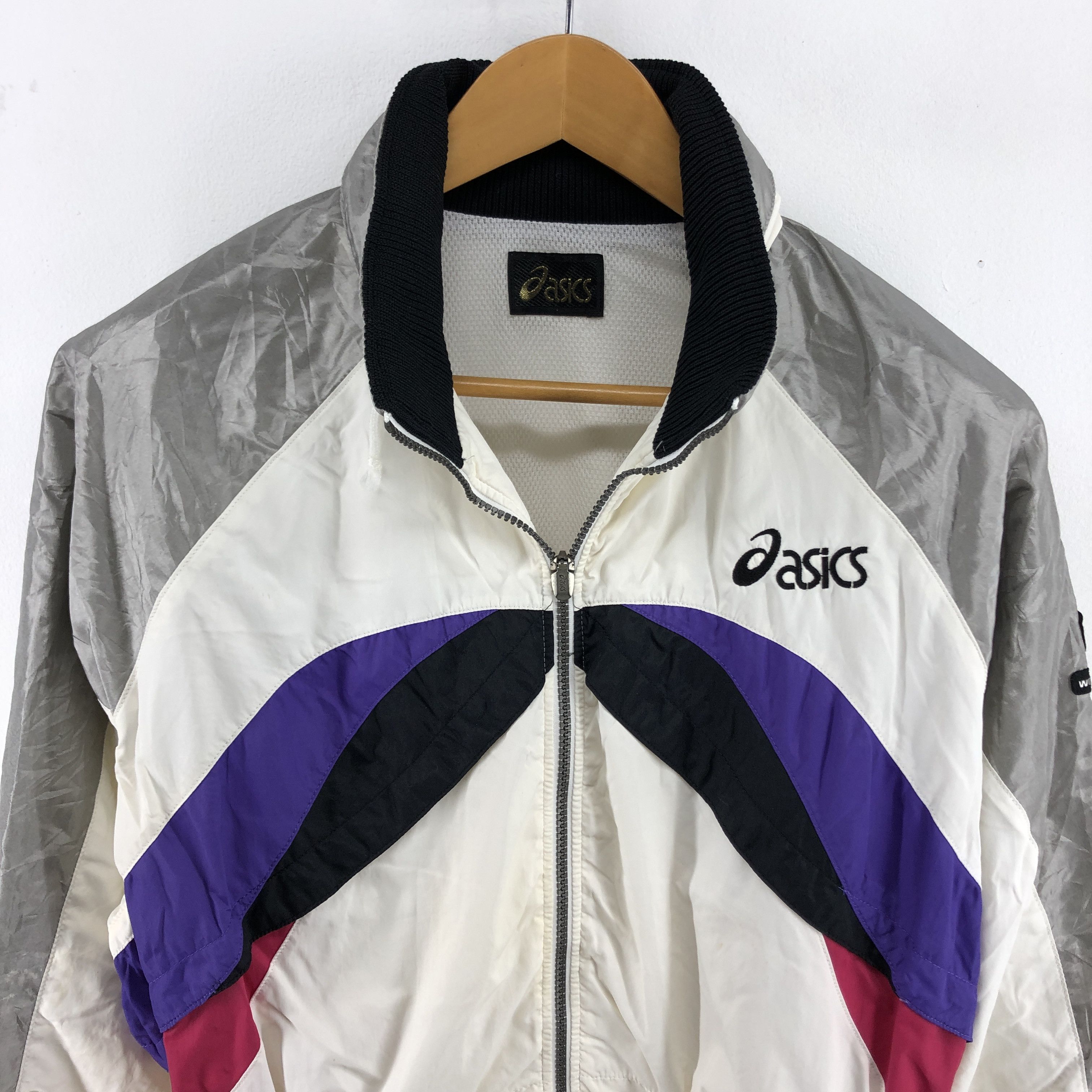 Asics ASICS WORLD PERFORMANCE Nylon Track Jacket #2621-94 Size US L / EU 52-54 / 3 - 2 Thumbnail