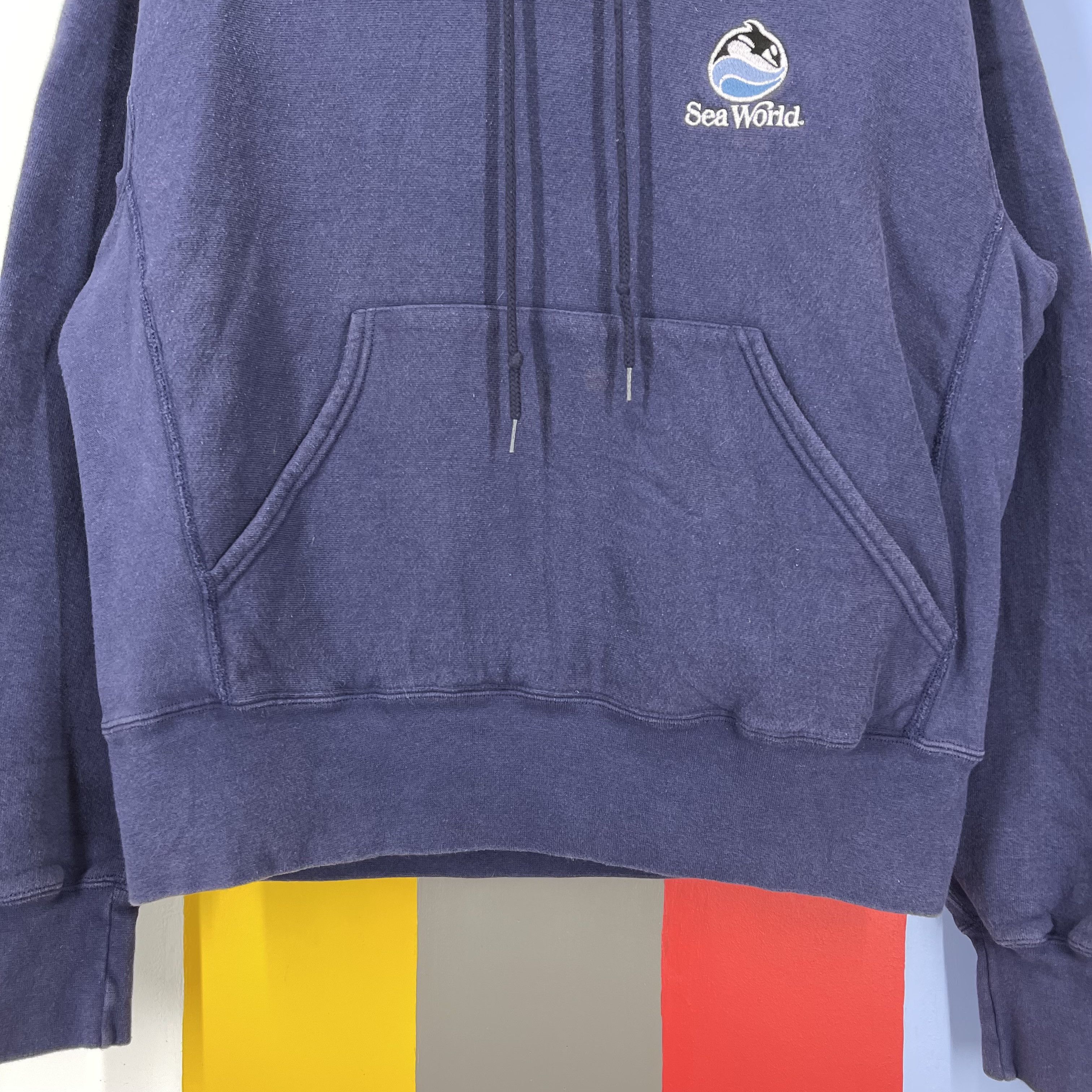 Lee 90s Vintage SEA WORLD by LEE Cross Grain Hoodie #1156/AO Size US L / EU 52-54 / 3 - 4 Thumbnail