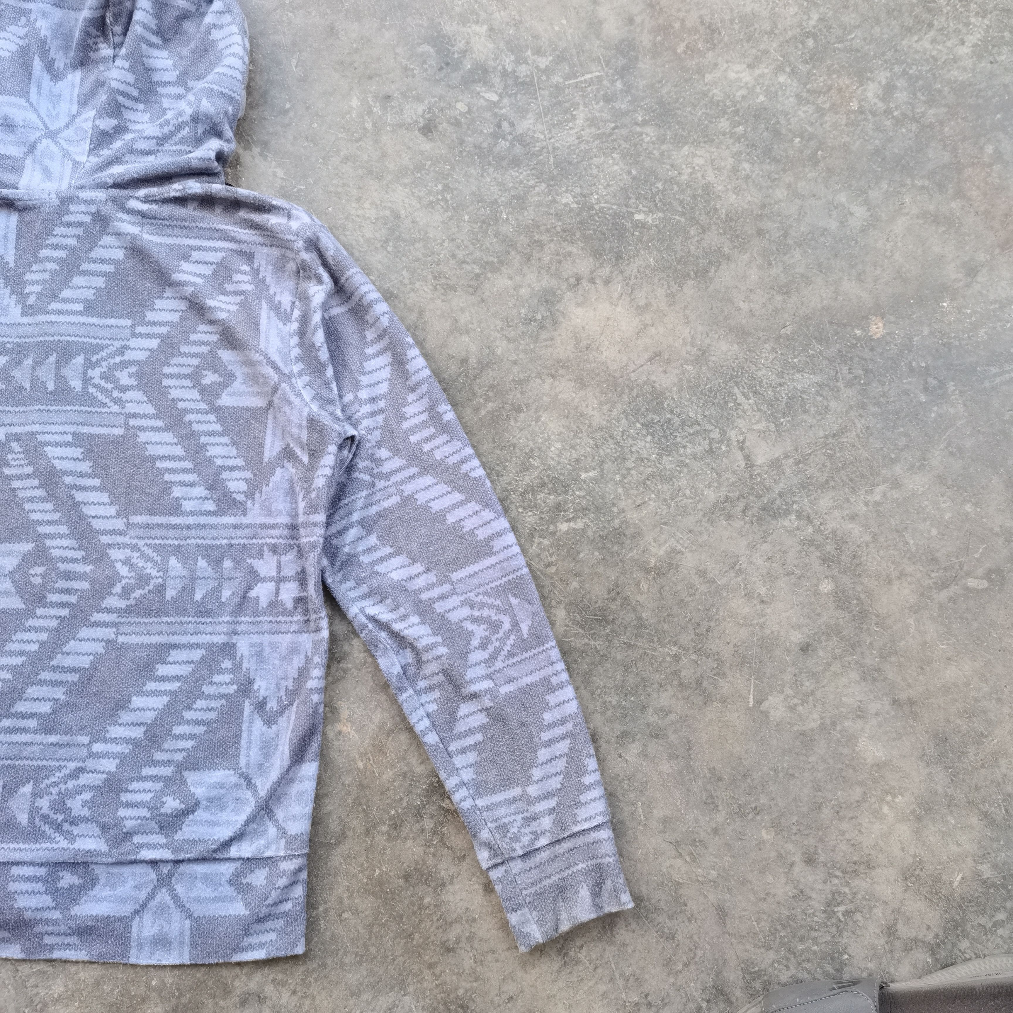 Japanese Brand × Native × Restoration Vintage Bitter Blue Restoration Native Hoodie Sweater Size US M / EU 48-50 / 2 - 5 Thumbnail