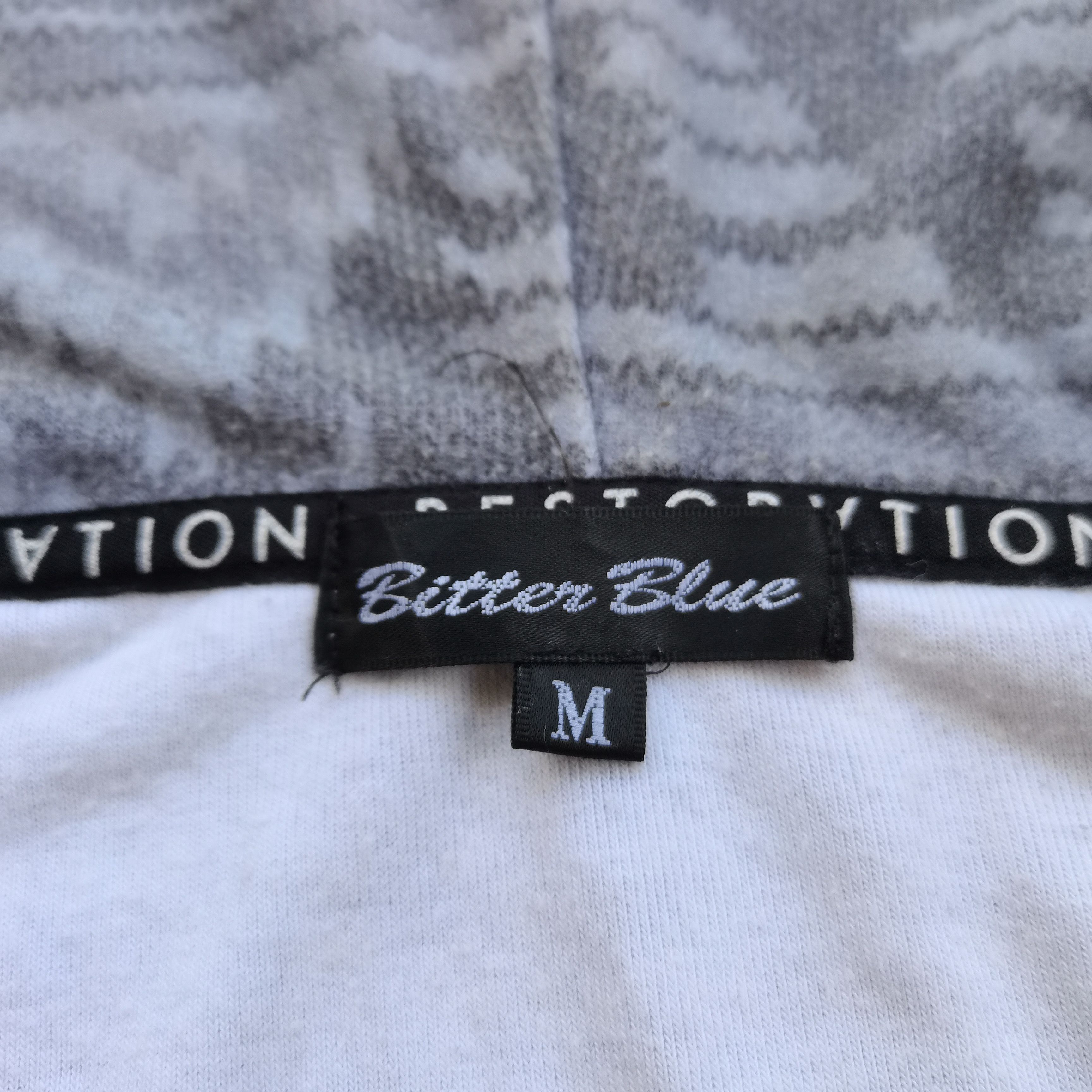 Japanese Brand × Native × Restoration Vintage Bitter Blue Restoration Native Hoodie Sweater Size US M / EU 48-50 / 2 - 12 Thumbnail