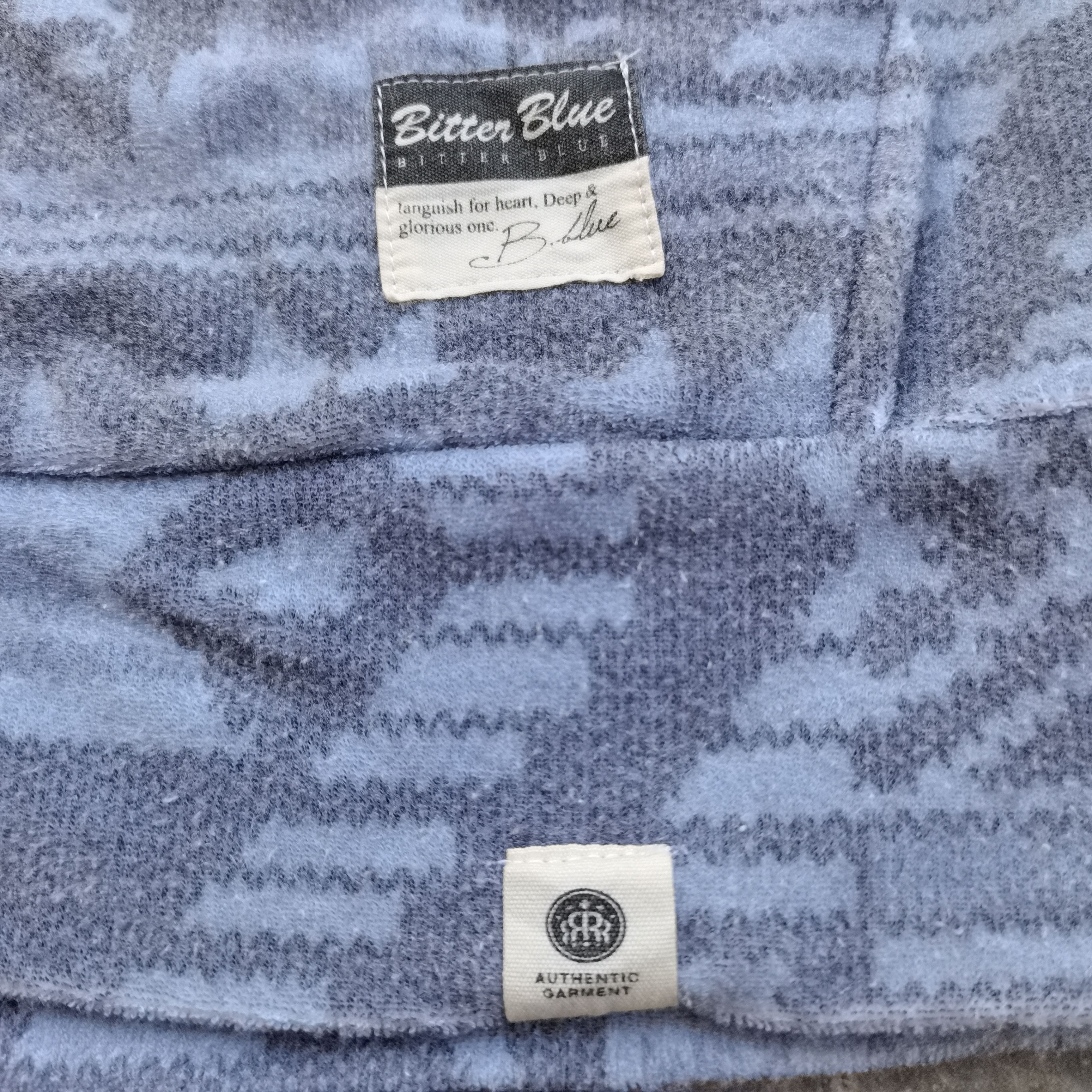 Japanese Brand × Native × Restoration Vintage Bitter Blue Restoration Native Hoodie Sweater Size US M / EU 48-50 / 2 - 7 Thumbnail