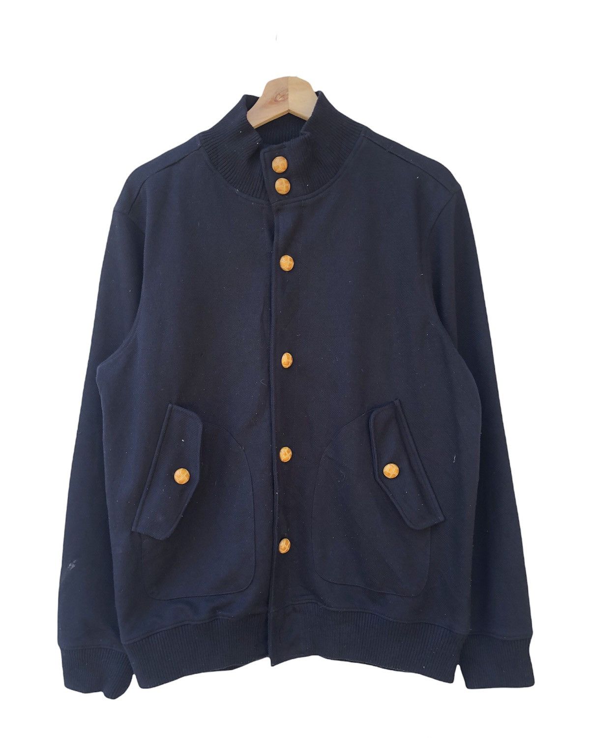 Japanese Brand Japanese brand British Khakis wood button jacket Size US M / EU 48-50 / 2 - 1 Thumbnail