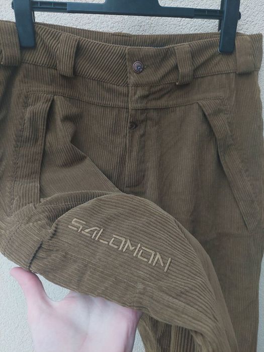 Vintage Vintage Salomon y2k Corduroy Brown Ski Pants 2004 | Grailed