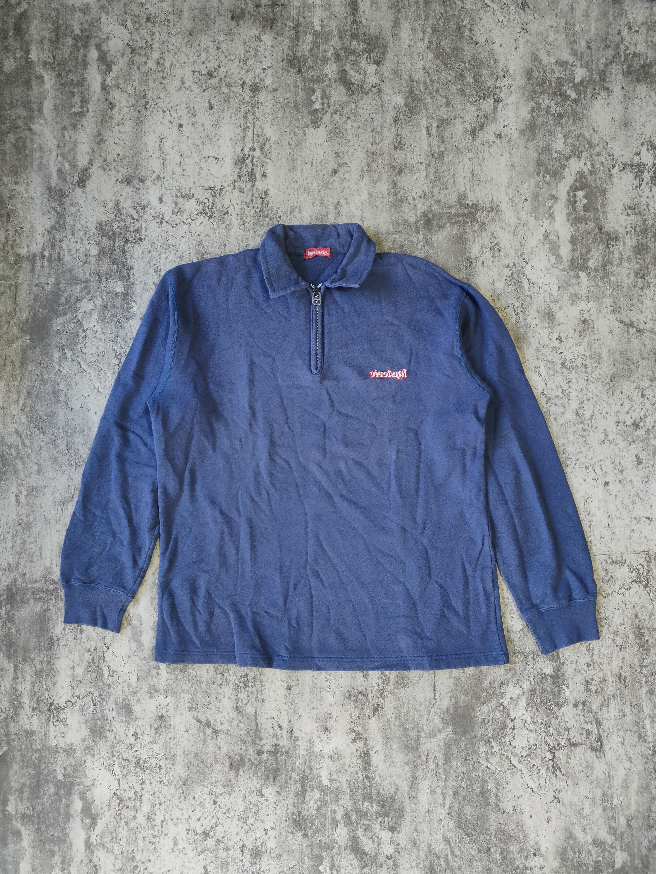 Hysteric Glamour Vintage Hysteric Glamour Halfzip Sweatshirt Size US L / EU 52-54 / 3 - 1 Thumbnail