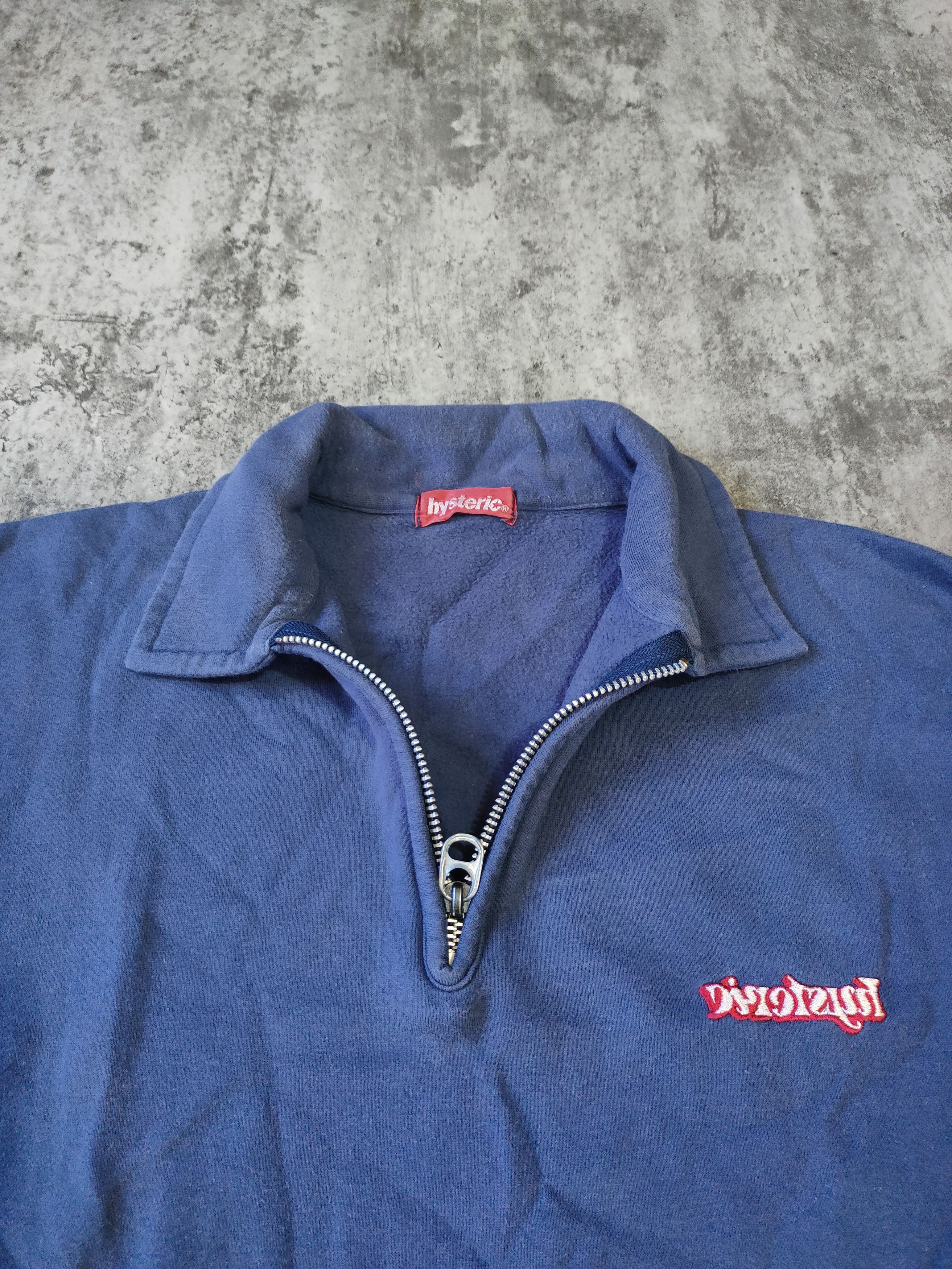 Hysteric Glamour Vintage Hysteric Glamour Halfzip Sweatshirt Size US L / EU 52-54 / 3 - 6 Thumbnail