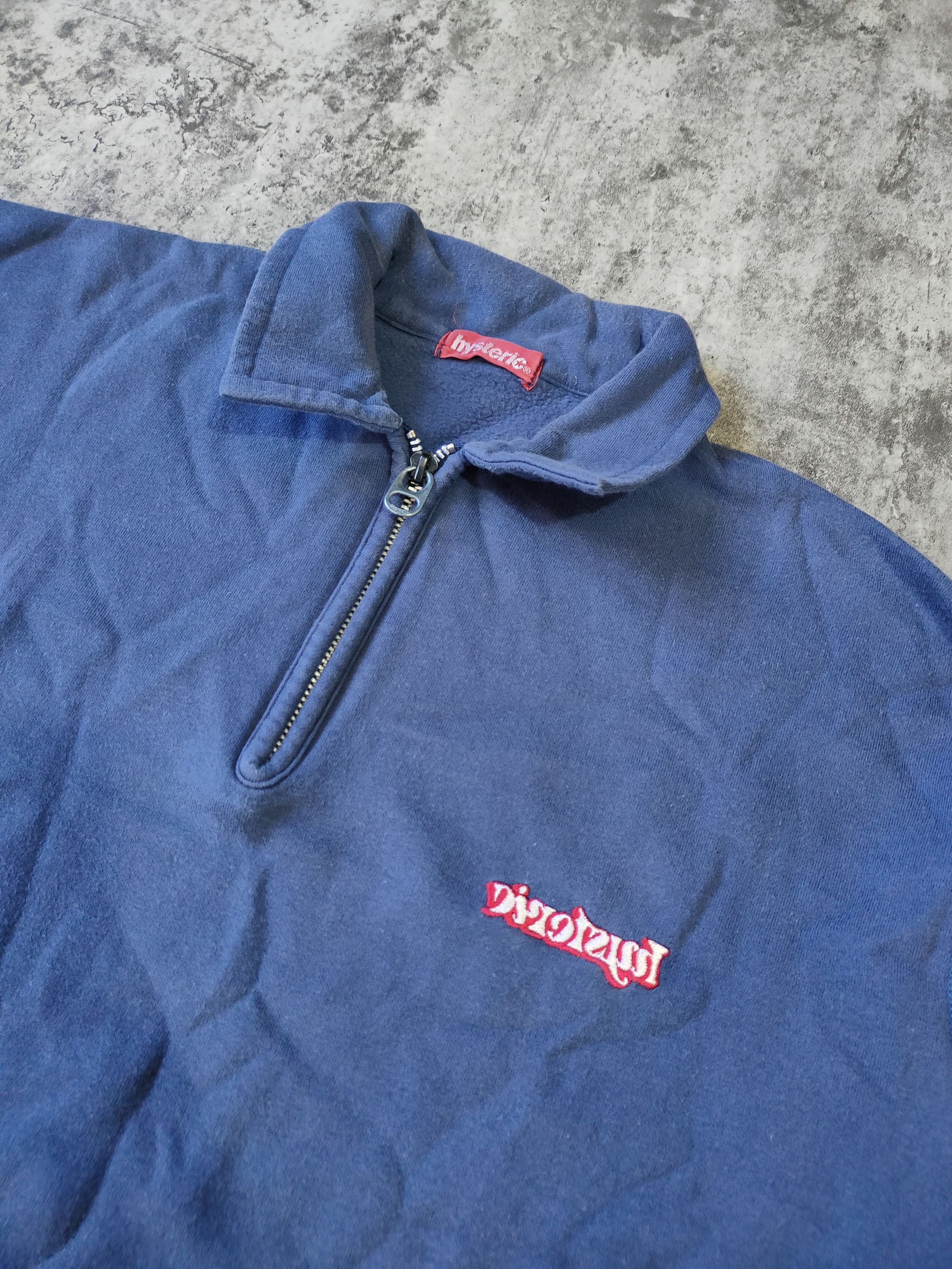 Hysteric Glamour Vintage Hysteric Glamour Halfzip Sweatshirt Size US L / EU 52-54 / 3 - 7 Thumbnail