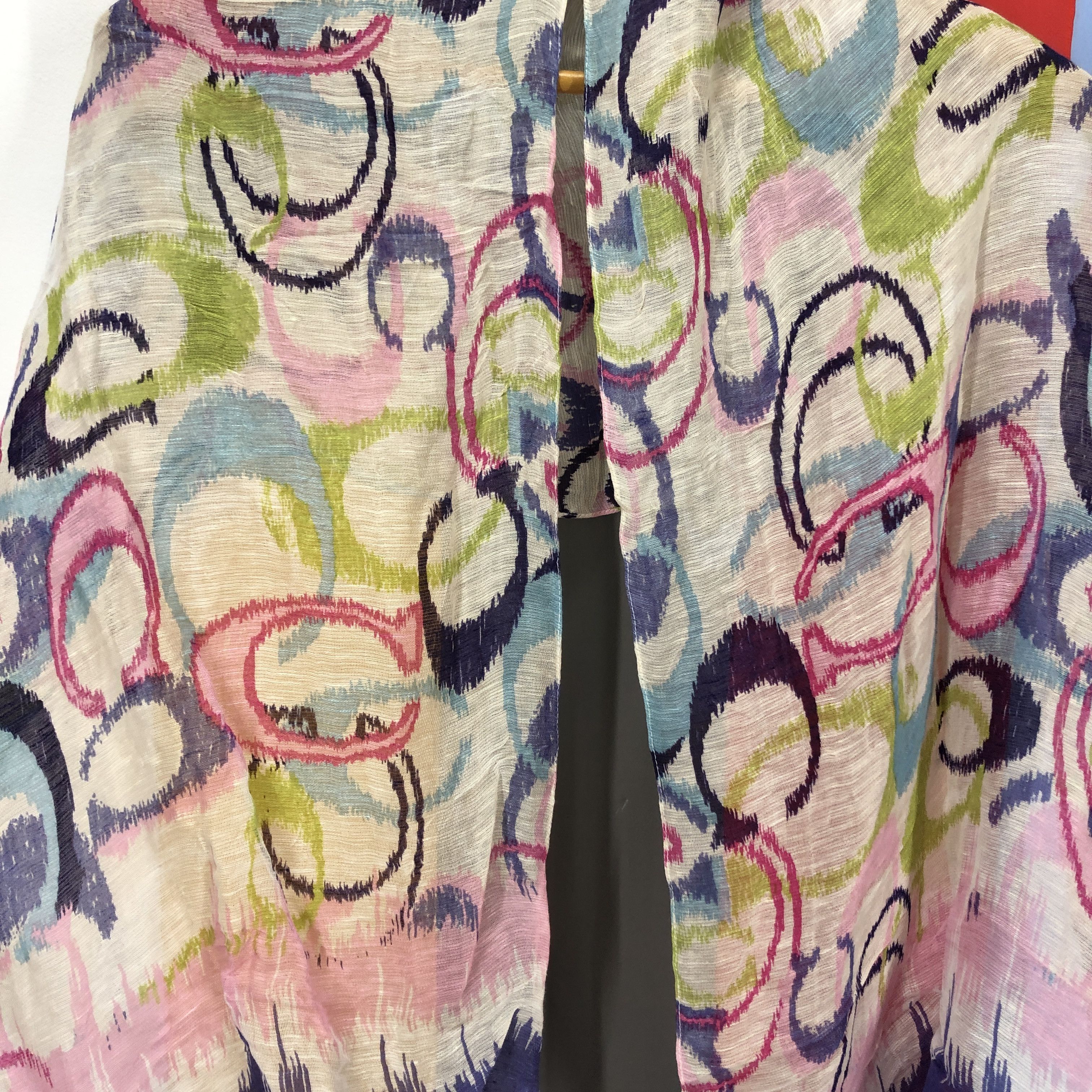 Coach COACH Linen Silk Scarf Muffler #0953/AG Size ONE SIZE - 3 Thumbnail