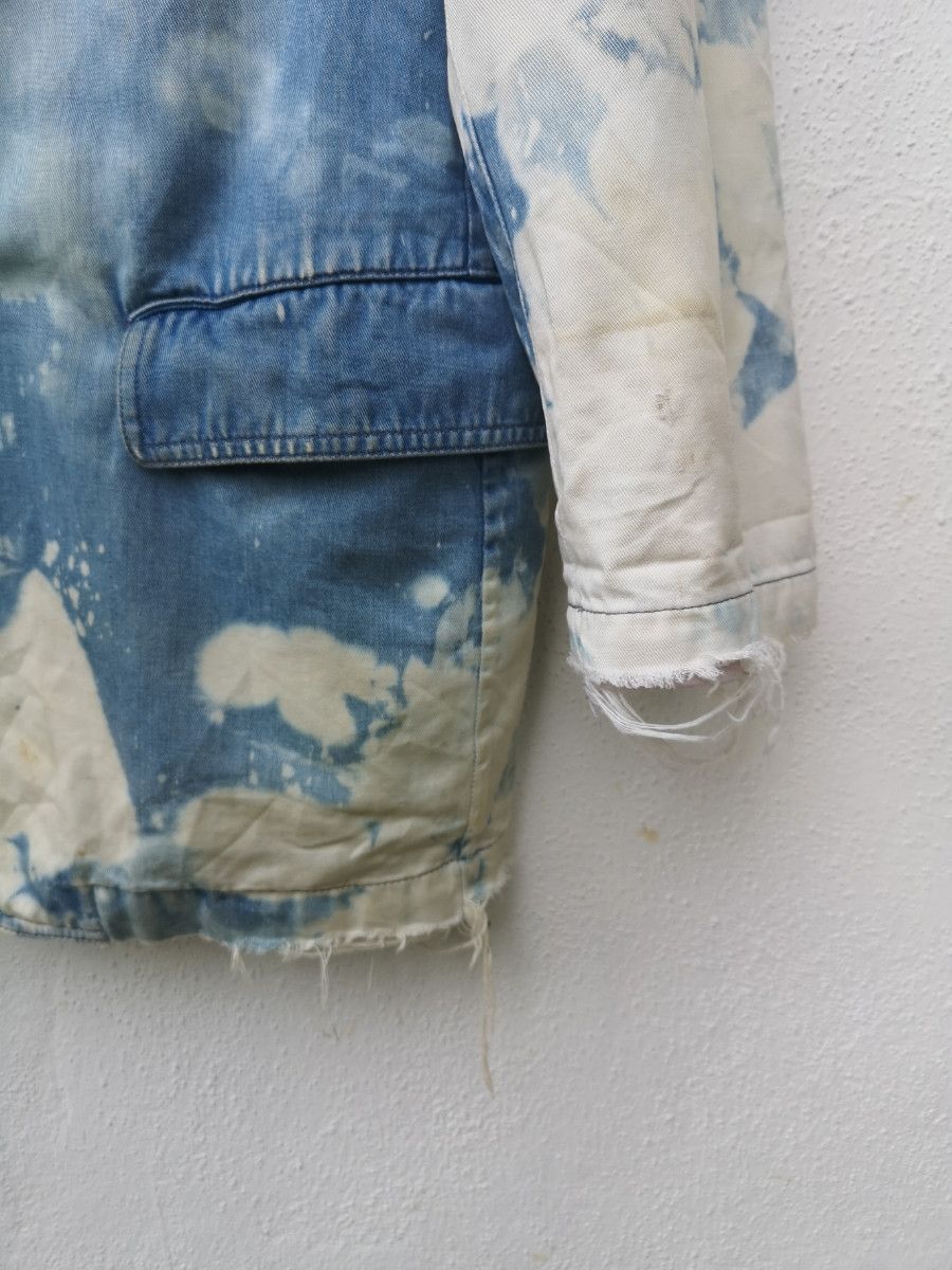 Japanese Brand Japanese Brand PERPCS Distressed Blazer Jacket Acidwash Size 40R - 4 Thumbnail